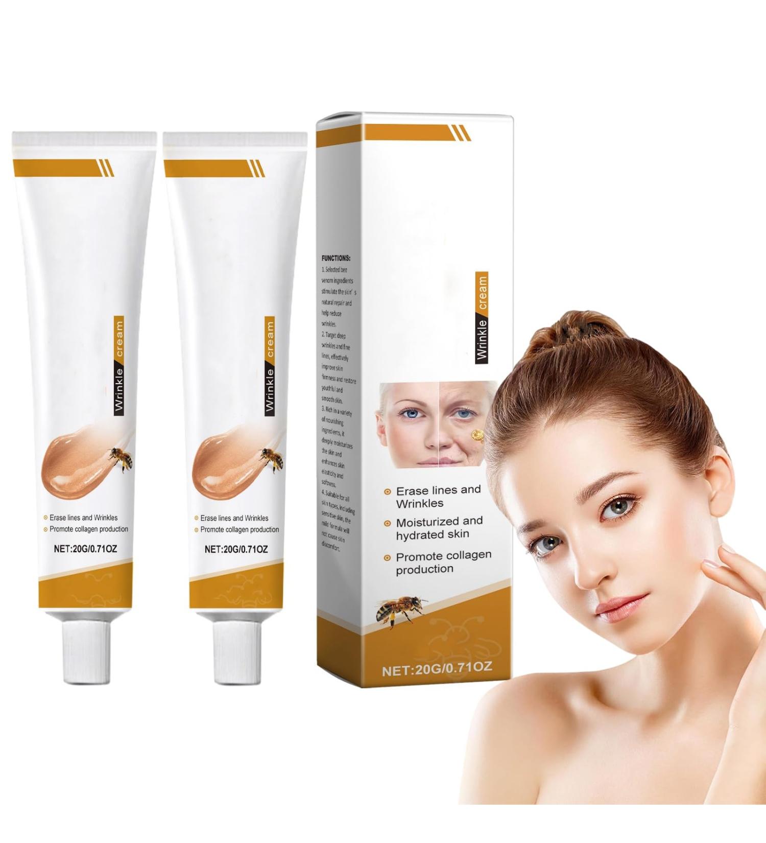 Shantou Ouhoe Bee venom antiwrinkle cream gentle hydration hydrates skin antiwrinkle facial cream for face and neck bee venom wrinkle removal cream for all skin types - Buy Online on GoSupps.com