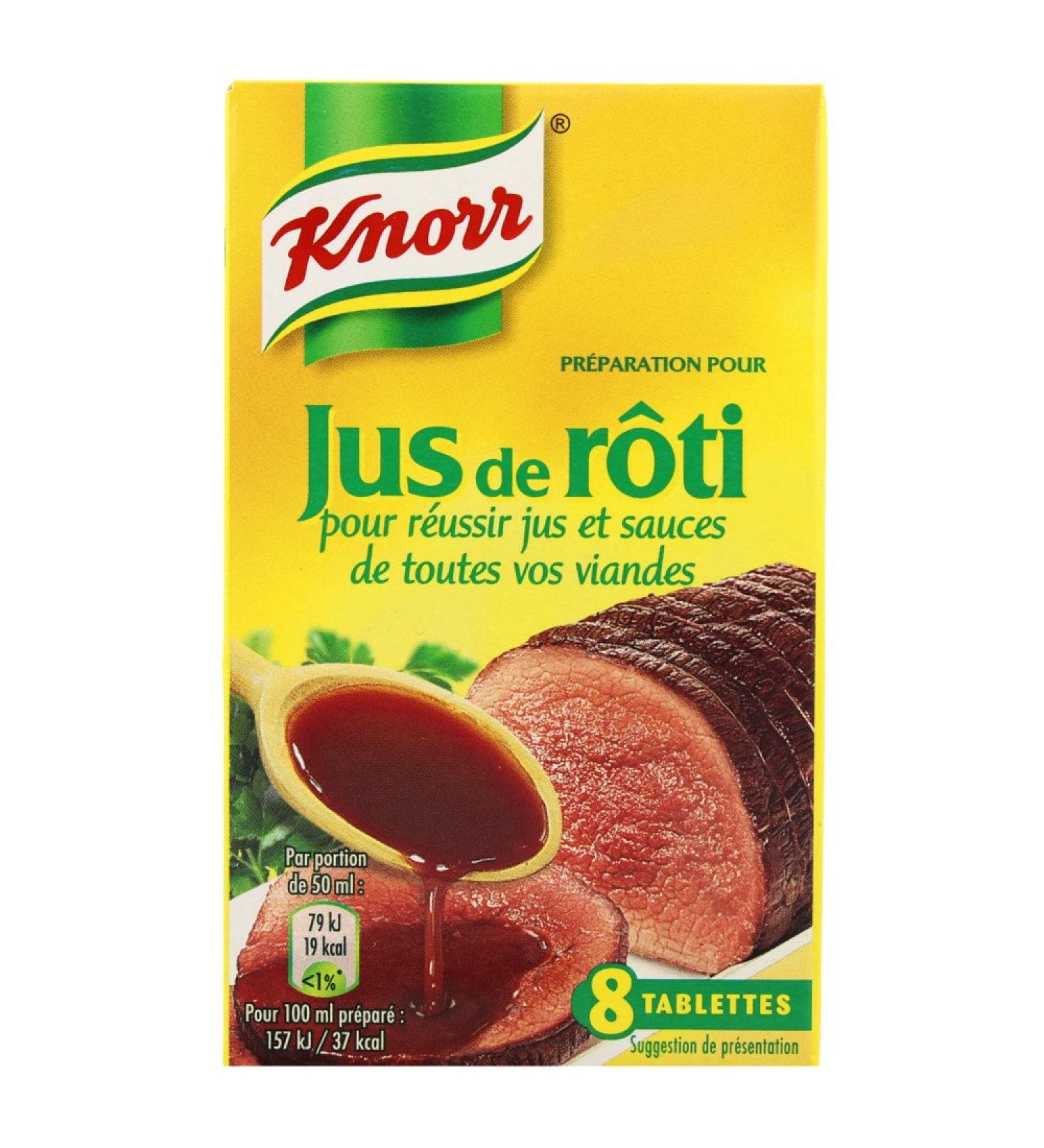 Knorr Knorr Roast Juice Preparation for 8 Cubes 72 g - Pack of 4