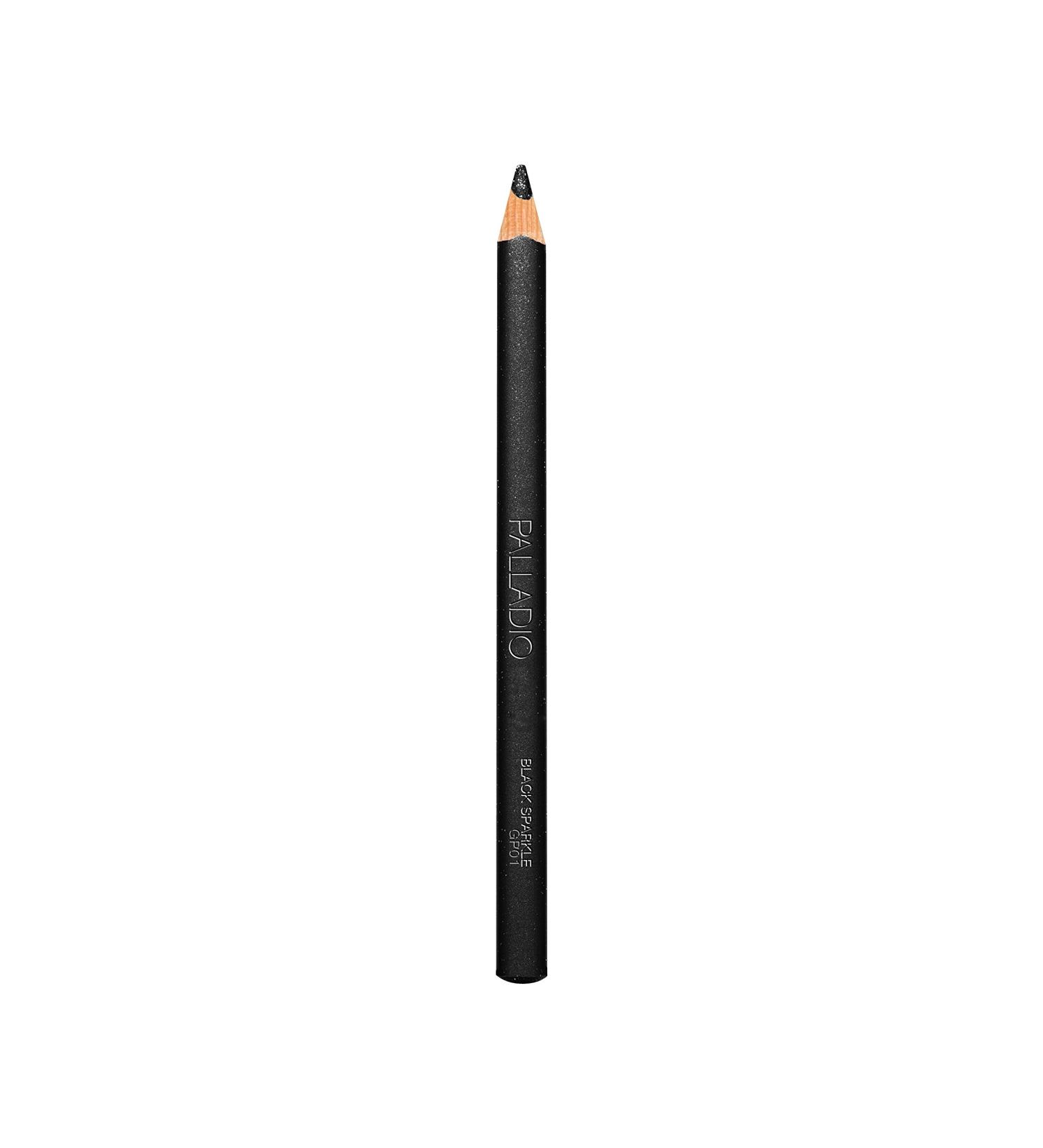 Palladio Glitter Eyeliner Pencil - Longlasting Shimmer Eye Liner in Black Sparkle - Buy Online on GoSupps.com