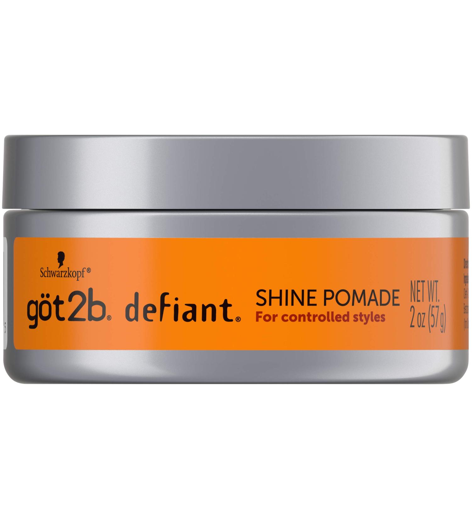 Got2B Defiant Shine Pomade White 2 Oz - Perfect Styling Solution - Buy Online on GoSupps.com