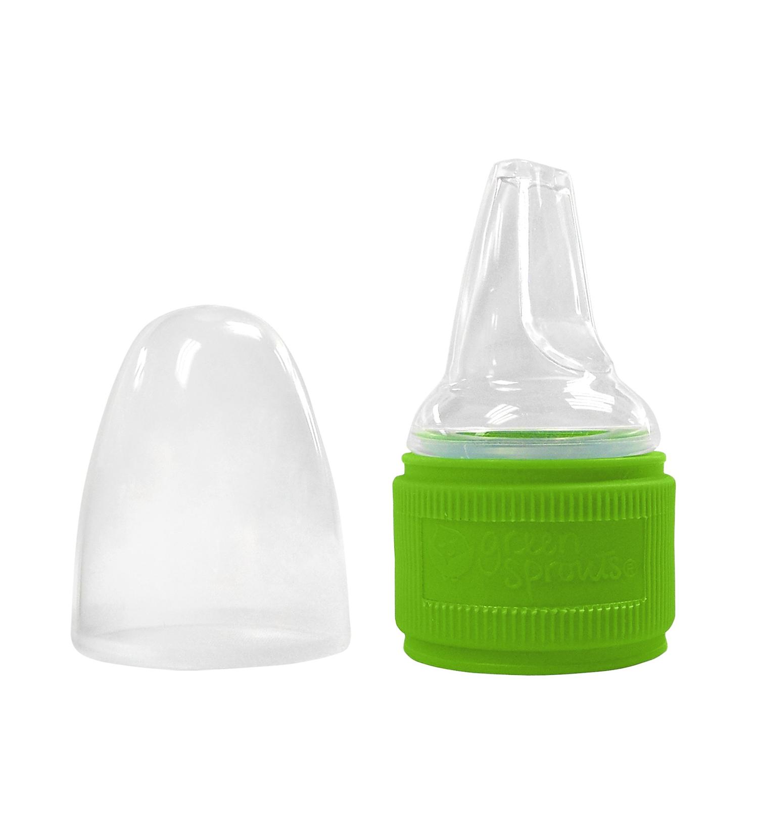 Green Sprouts Spout Adapter for Quick Sippy Cup Conversion - Fits Two Bottle Sizes - Buy Online on GoSupps.com