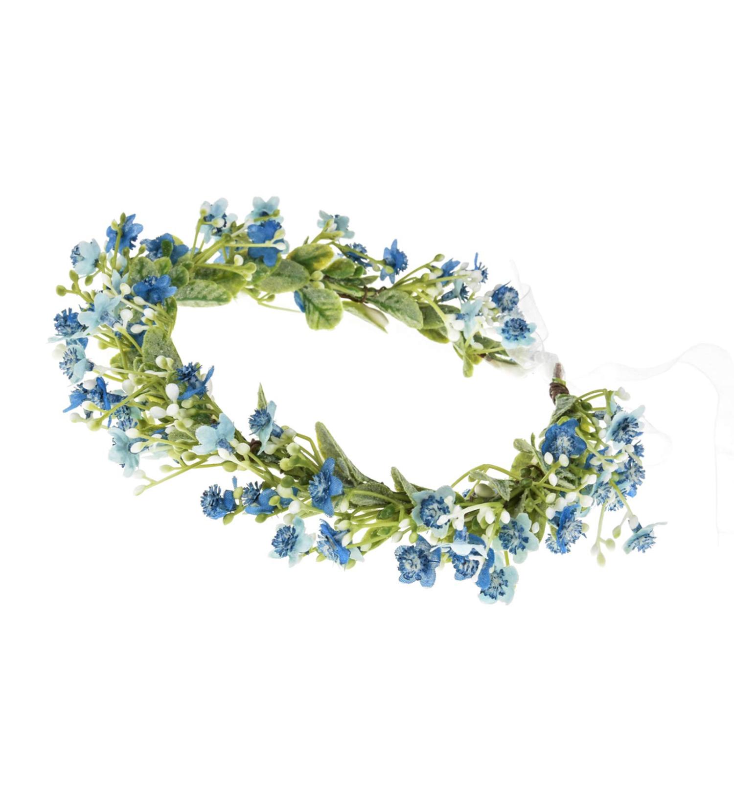 Dazzling Flower Crown Halo for Women Girls - Bridal Eucalyptus Wedding Headband - Buy Online on GoSupps.com