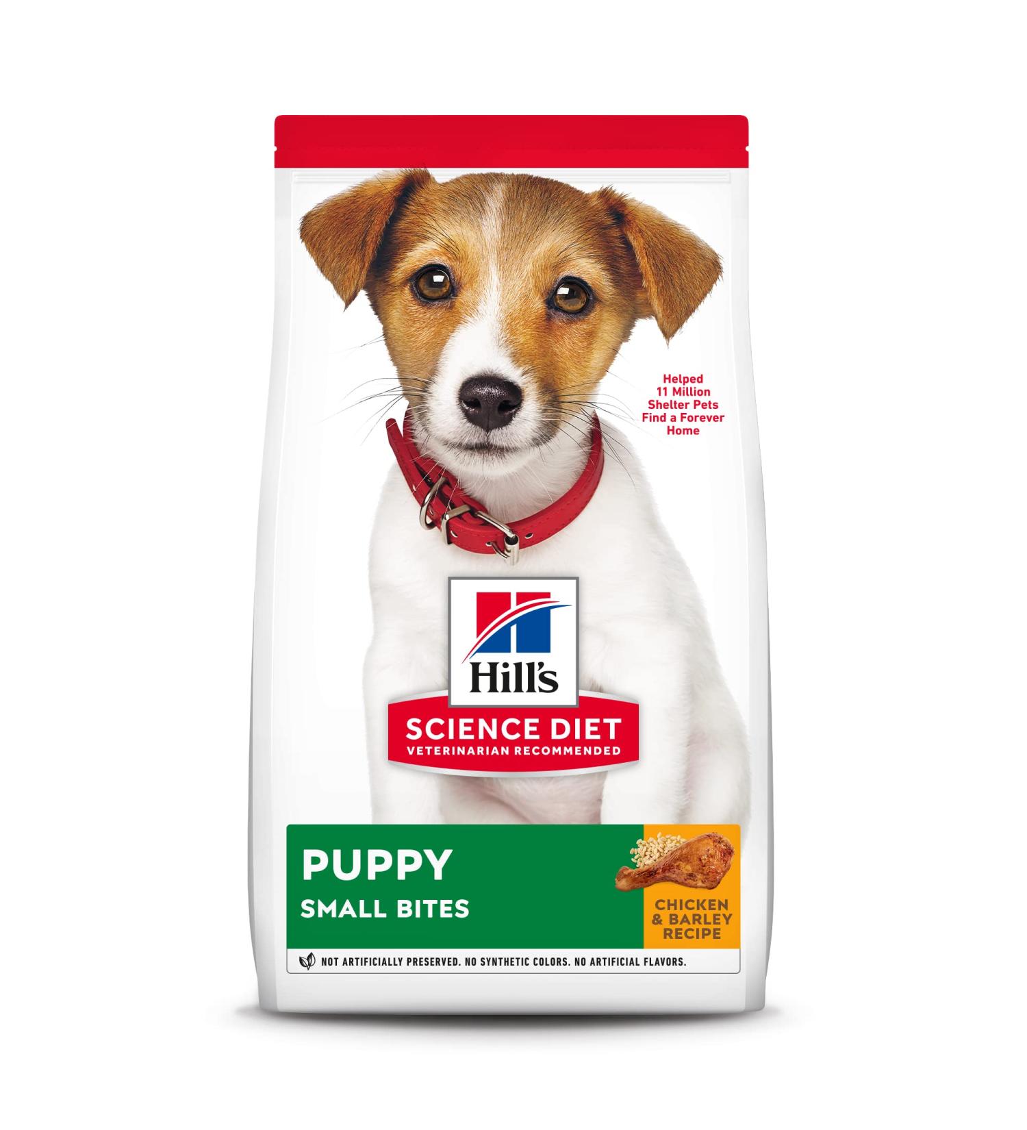 Hill's Science Diet Puppy Small Bites Chicken Meal & Barley Recipe 4.5lb - Pack of 1 - Buy Online on GoSupps.com