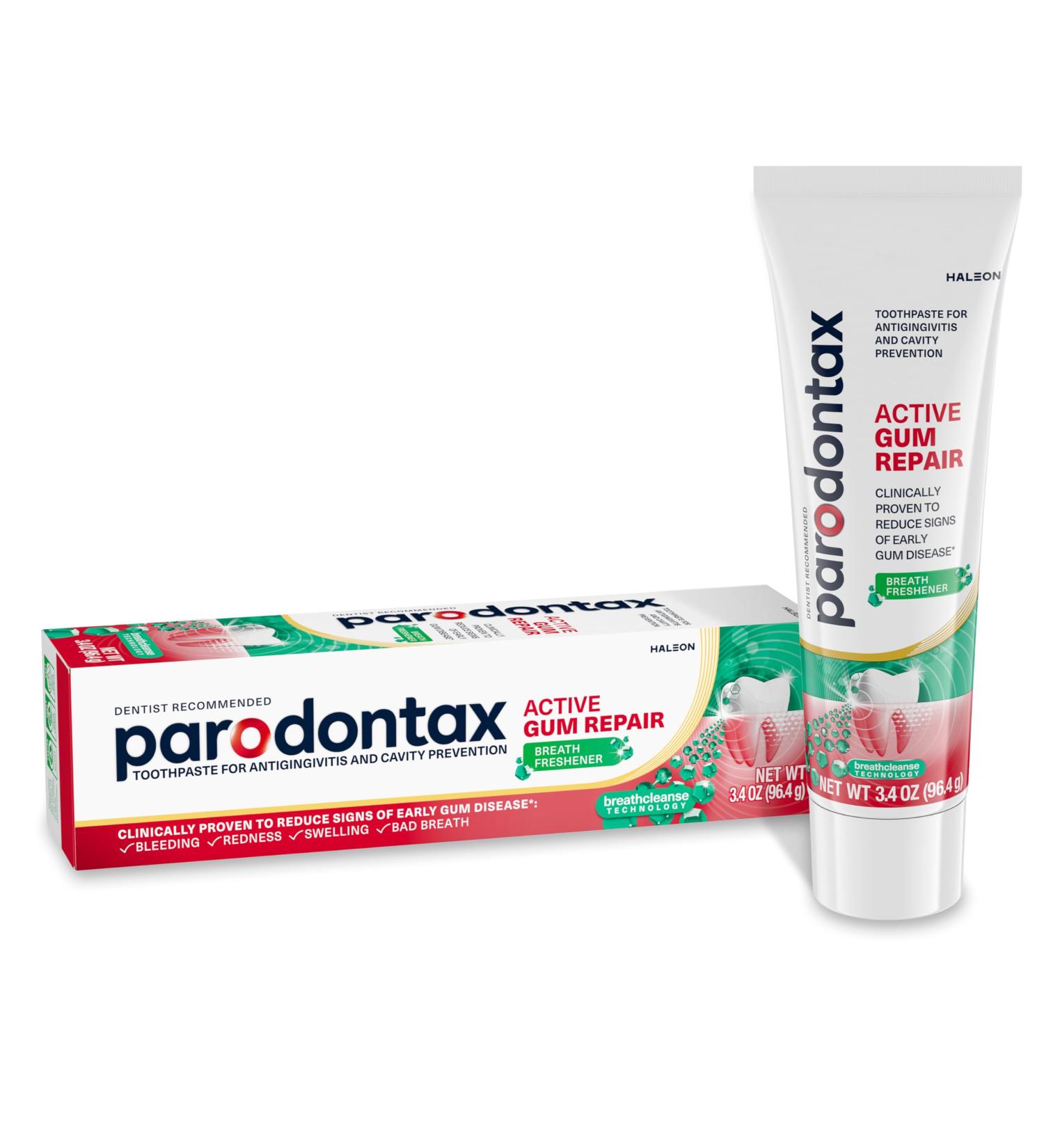Parodontax Active Gum Repair Breath Freshener Toothpaste 3.4 oz - Buy Online on GoSupps.com
