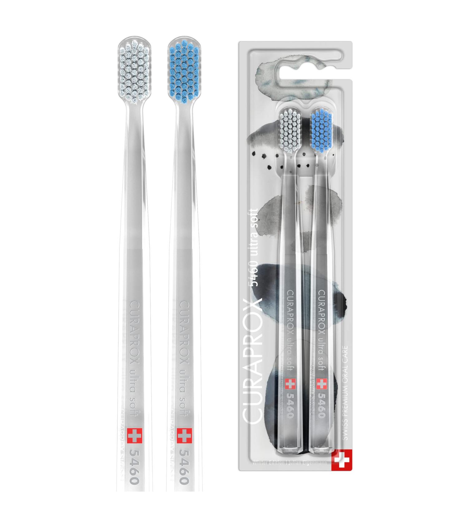 Curaprox CS 5460 Ultra-Soft Toothbrush Winter Edition 2-Pack - Buy Online on GoSupps.com