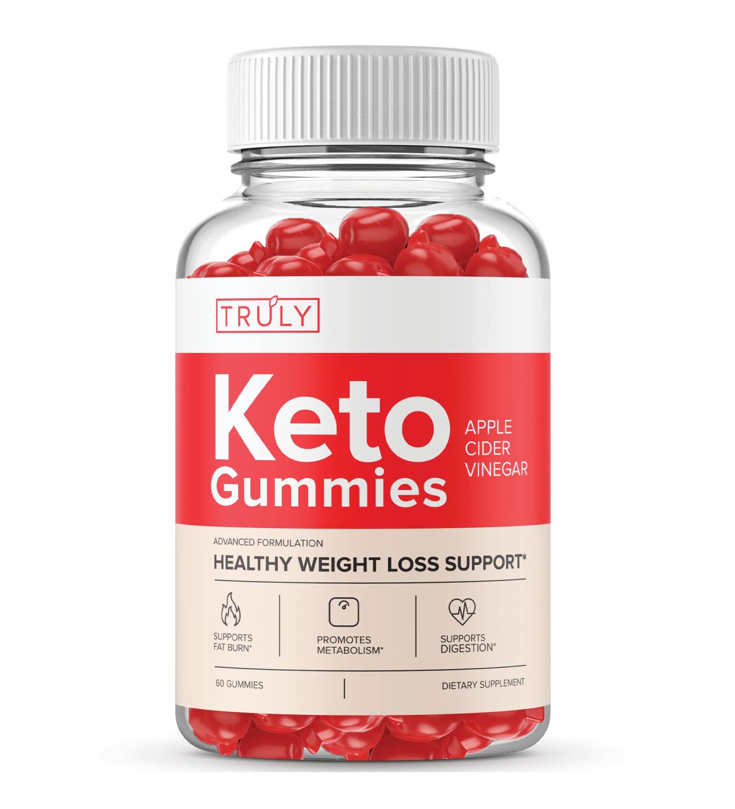 Truly Keto ACV Gummies - Improved Formula (60 Gummies) - Buy Online on GoSupps.com