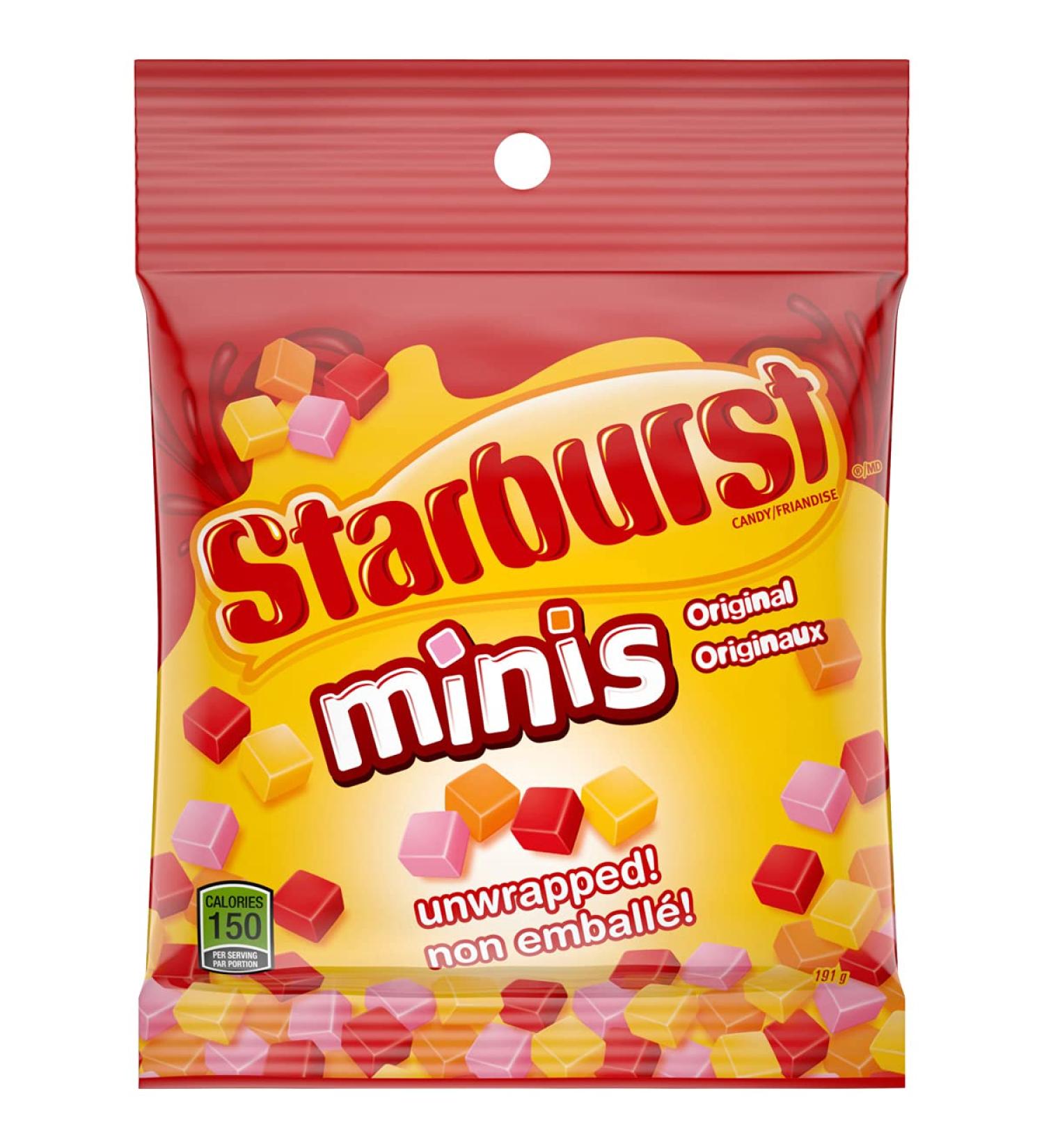 Starburst Original Minis Candy (191g) (Pack of 3) - Buy Online on GoSupps.com