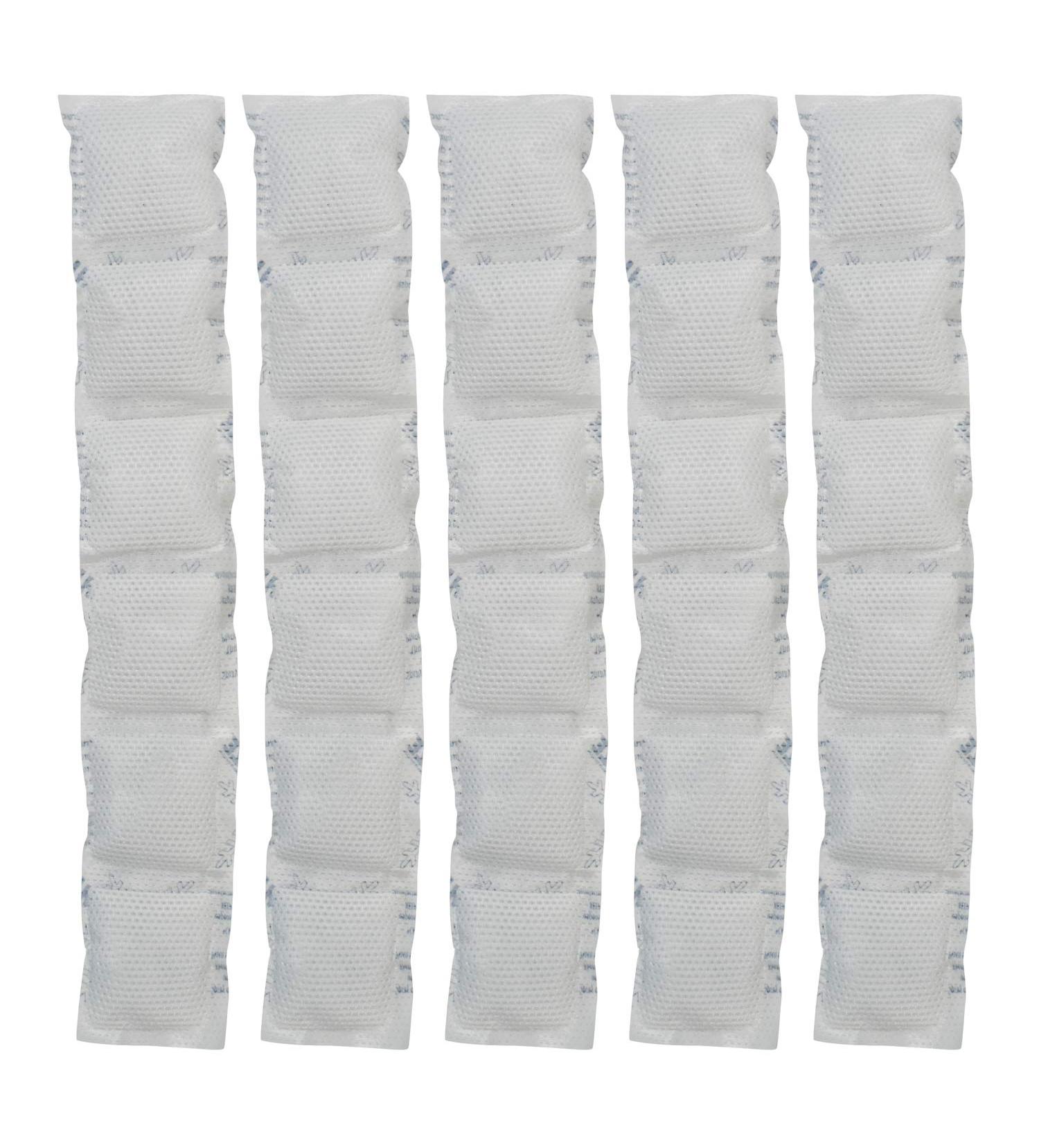 ThermaFreeze Reusable Ice Pack Sheets for Coolers - Long Lasting 2.5x15 & 1x6 Cells - Ice Bandanas - Pack of 5 White - Made in USA - Buy Online on GoSupps.com