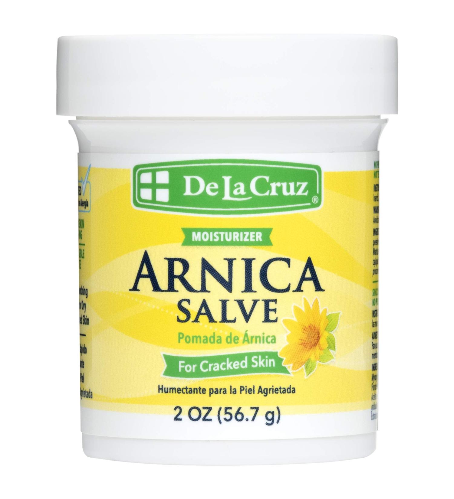 De La Cruz Arnica Salve for Cracked Skin - 2 oz | Soothing Relief & Healing - Buy Online on GoSupps.com