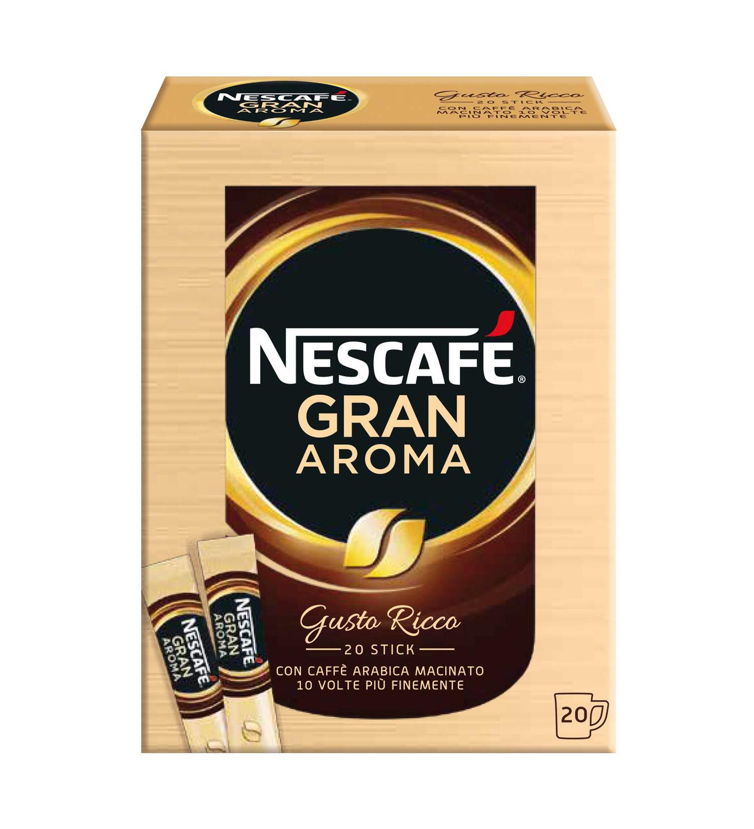 Nesquik Nescaf Gold Soluble Coffee 20 Bags 34 g - Buy Online on GoSupps.com