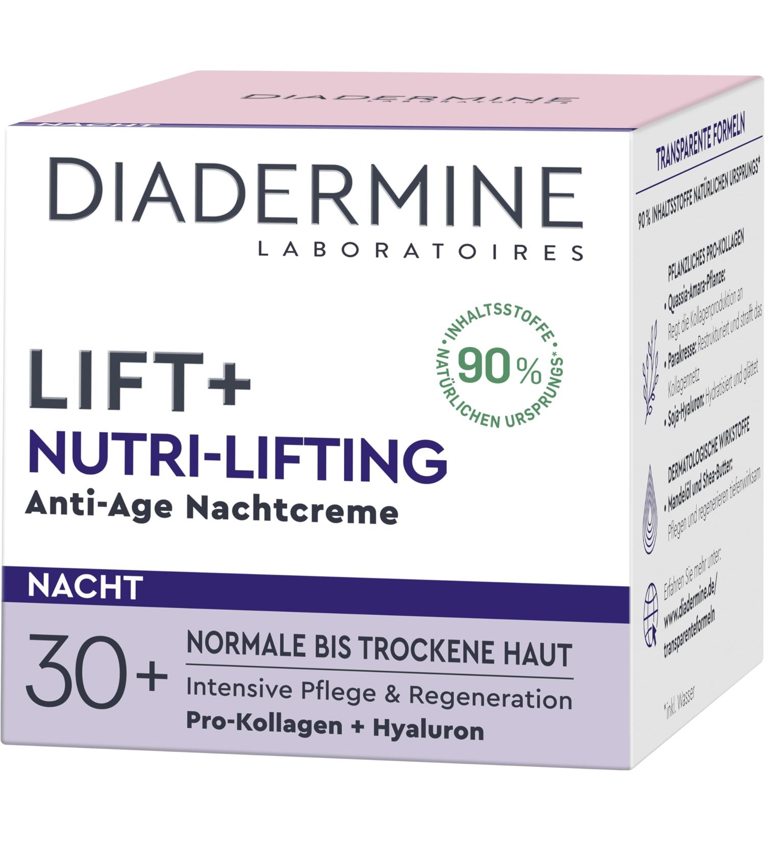 DIADERMINE LIFT+ Nachtpflege Nutri-Lifting Nachtcreme 1er Pack (1 x 50 ml)