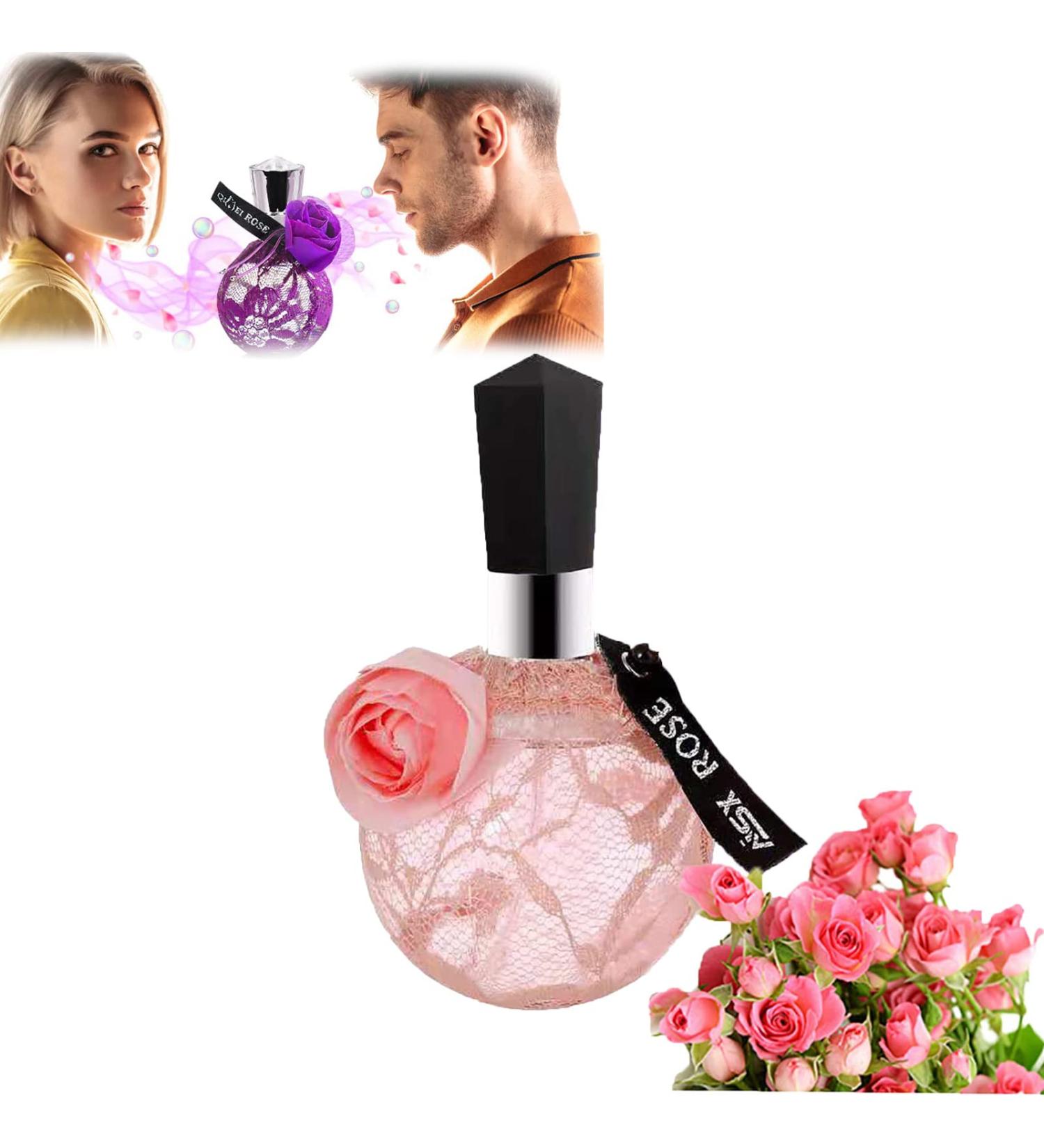 NSRA 100ml France Golden Lure Lace Women Perfume Pheromone Perfume for Women Attract Men Golden Lure Cologne Golden Lure Pheromone Perfume Spray (Pink) - Buy Online on GoSupps.com