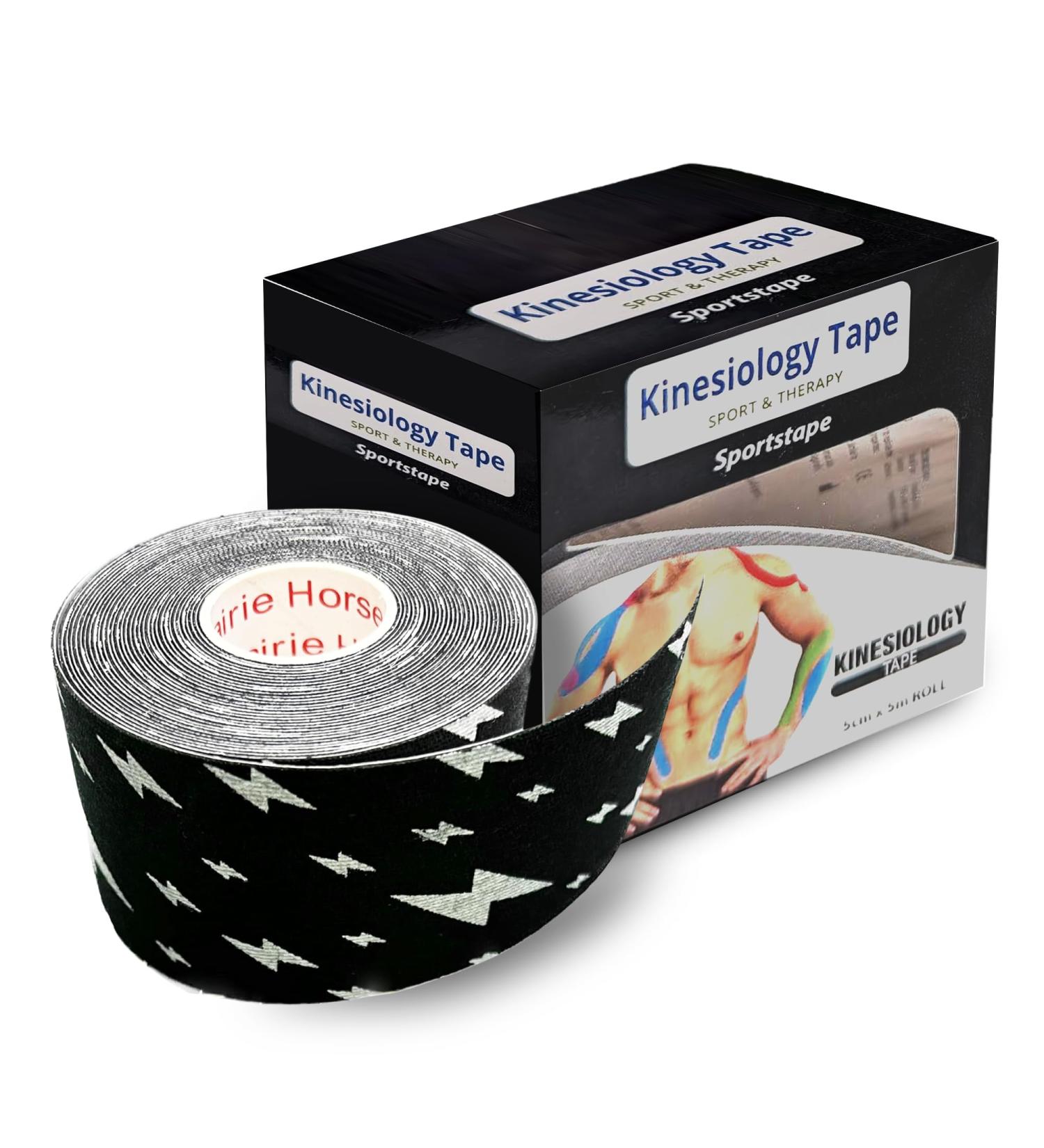 Prairie Horse Supply Kinesiology Tape - Enhanced Support Breathable Moisture-Resistant Latex-Free - 2x16.4ft for Athletes & Fitness Enthusiasts - Buy Online on GoSupps.com
