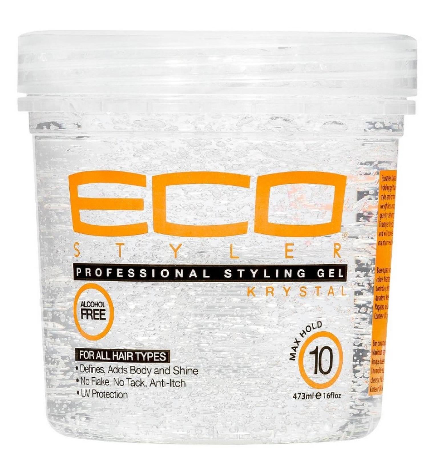 ECOCO EcoStyler Professional Styling Gel Krystal 32 oz (Pack of 5)