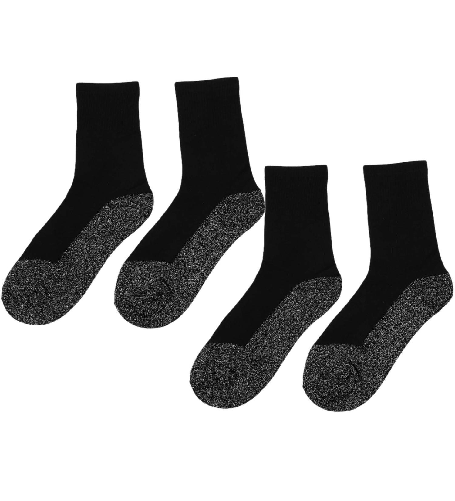ThermoSocks: Heated Foot Warmers for Hiking & Skiing - 2 Pairs of Aluminized Fiber Nylon - Buy Online on GoSupps.com