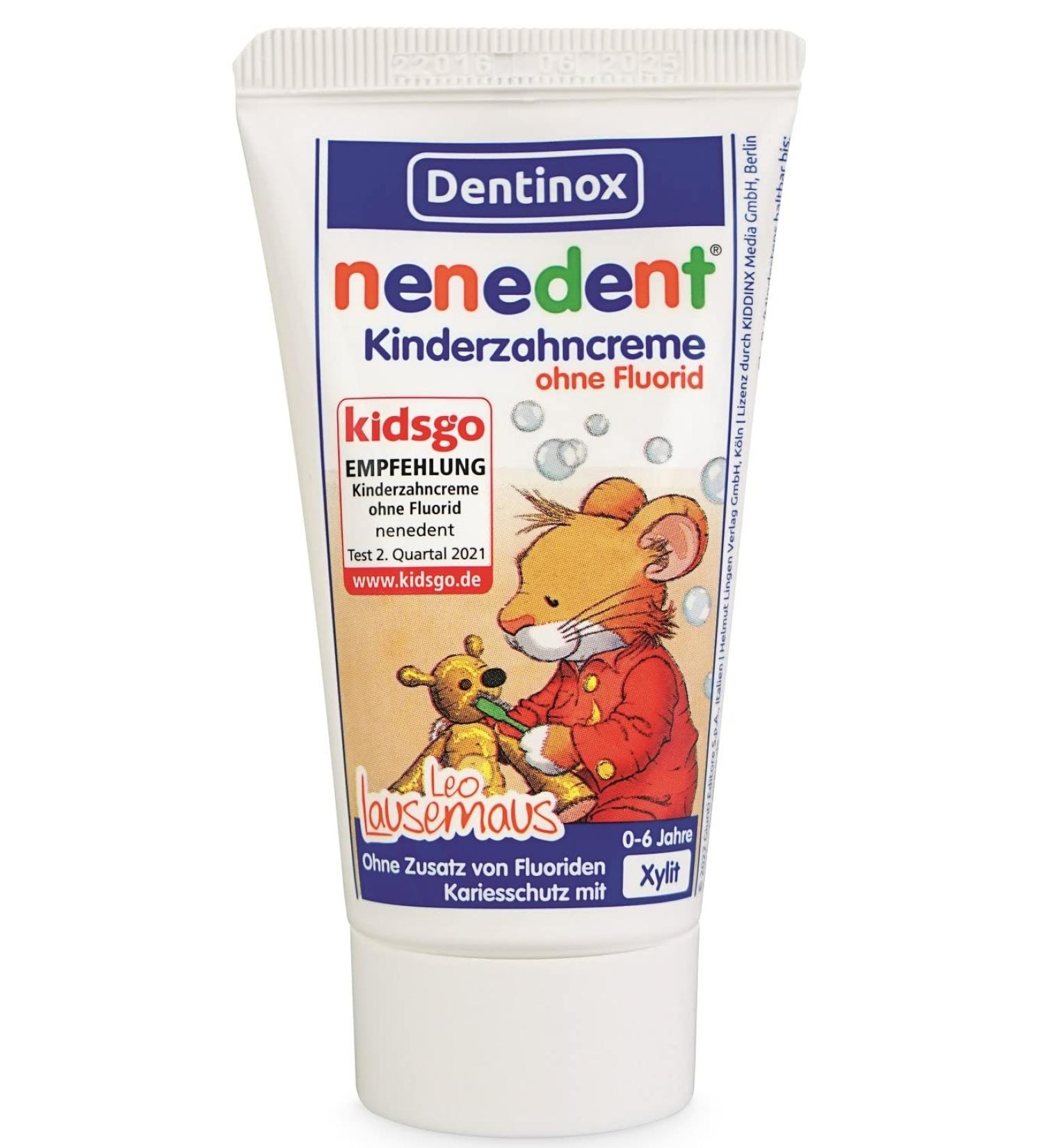 Nenedent Children's Toothpaste Without Fluoride - 50 Ml | Safe Gentle Oral Care for Kids - Shop Internationally - Buy Online on GoSupps.com