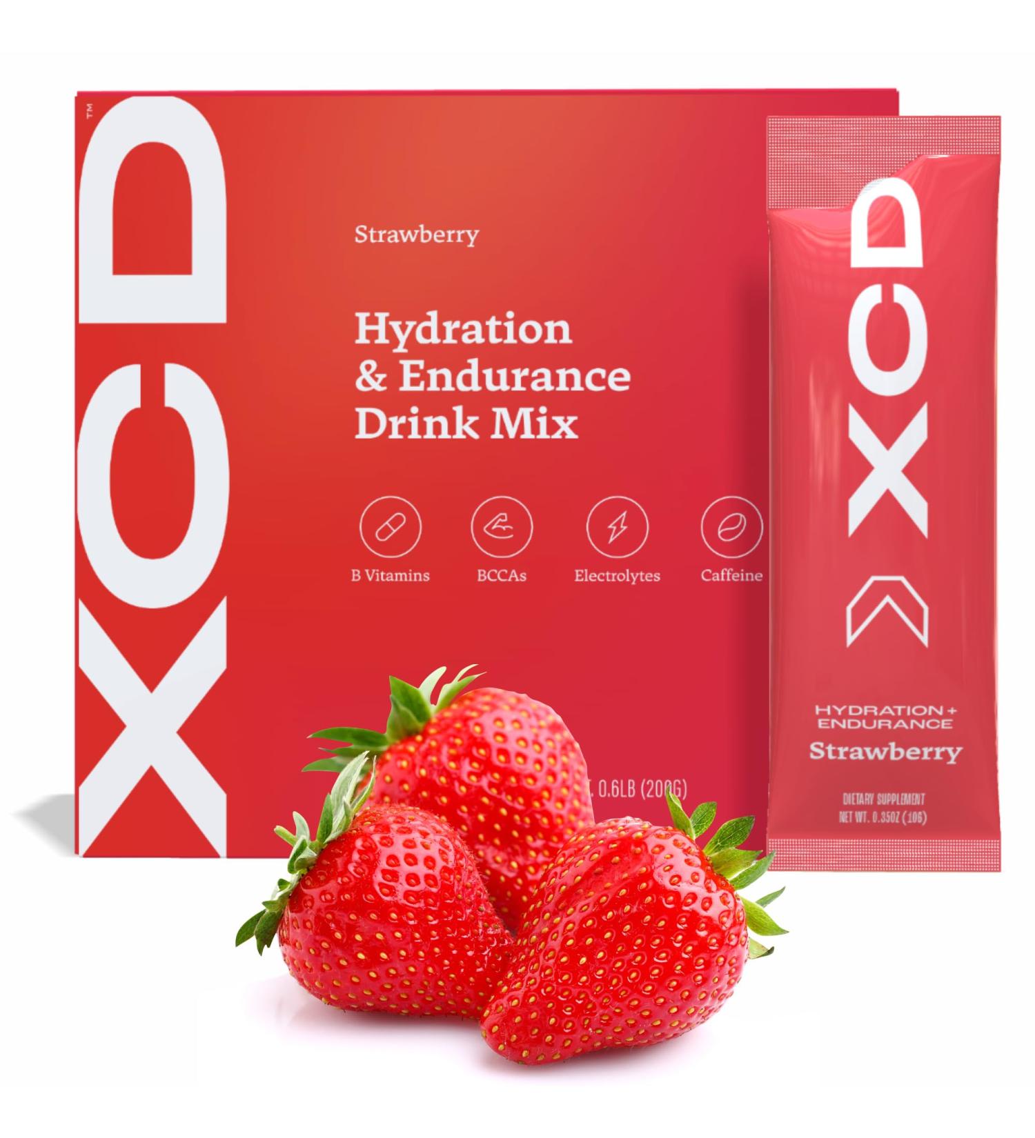 Electrolyte Powder Packets (20-Count) - Strawberry Electrolyte Drink Mix - Non-GMO Gluten-Free Vegan Electrolytes Powder Packets for Athletes Strawberry 9.6 Ounce (Pack of 1) - Buy Online on GoSupps.com