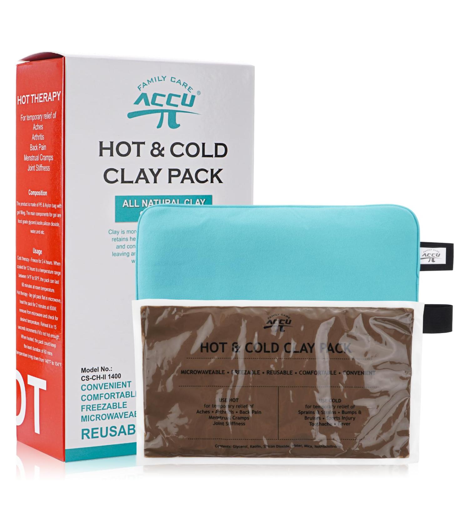 Cold Warm Compress | Reusable Fango Packing Moor Pack | Cotton Cover with Velcro for Waist Back Stomach Shoulders Knees & Joints - Buy Online on GoSupps.com