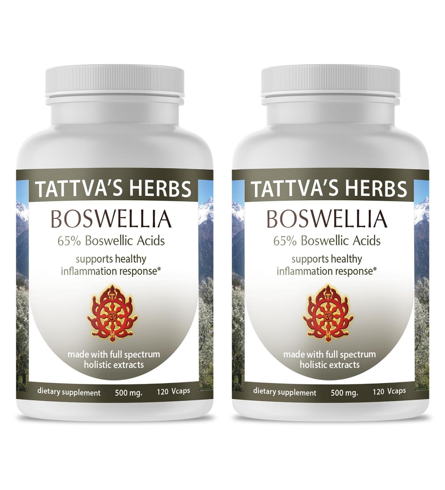 Tattva's Herbs Boswellia Serrata Supplement | Joint Support Capsules | CO2 Extract for Optimal Health - Buy Online on GoSupps.com