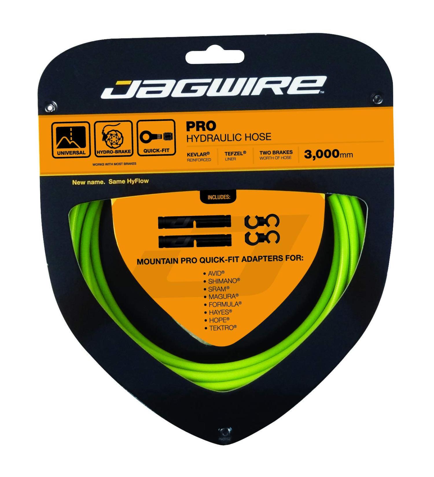 Jagwire Pro Hydraulic Disc Brake Hose Kit - 3000mm | Road/Gravel/MTN Bikes | Organic Green - Buy Online on GoSupps.com