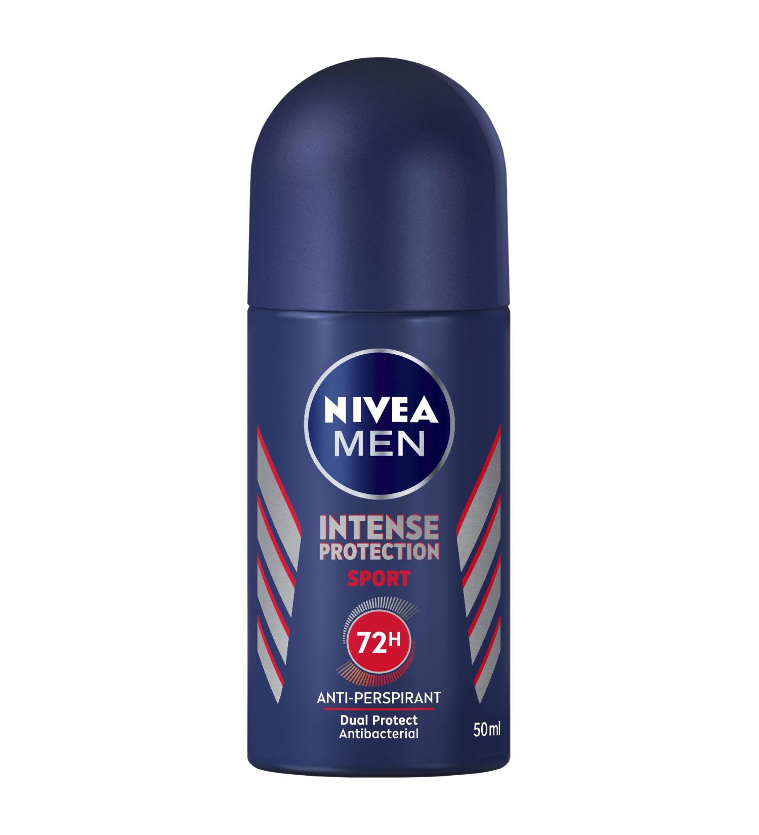 Nivea for Men Dry Impact Antiperspirant Deodorant Roll-On 50ml Long-Lasting Protection for Everyday Active Lifestyles | International Shipping - Buy Online on GoSupps.com