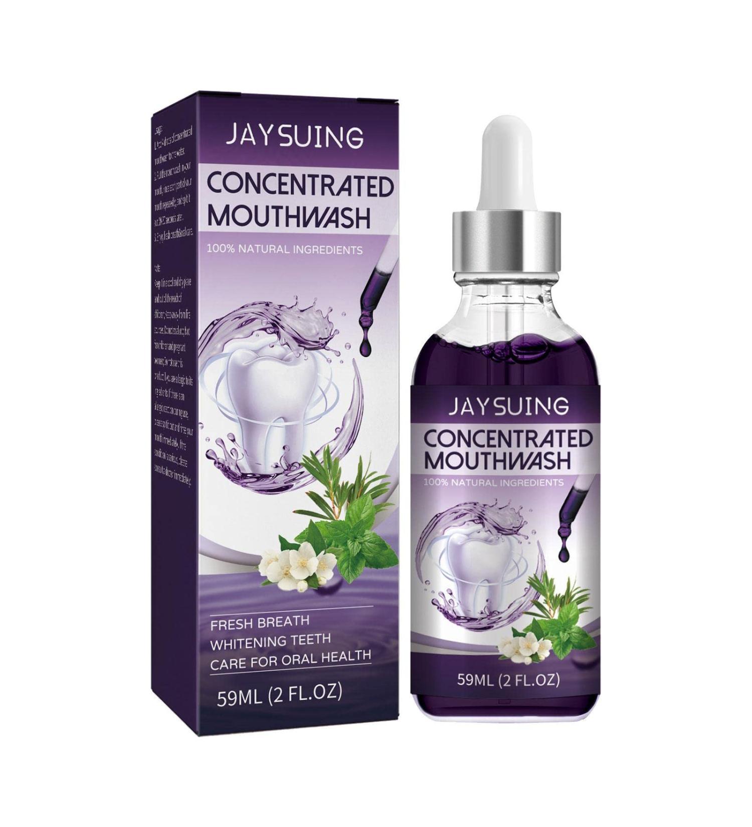 Concentrated Non-Alcoholic Mouthwash 59ml | Kills 99% Bad Breath & Oral Smell | Fresh Breath Solution - Buy Online on GoSupps.com