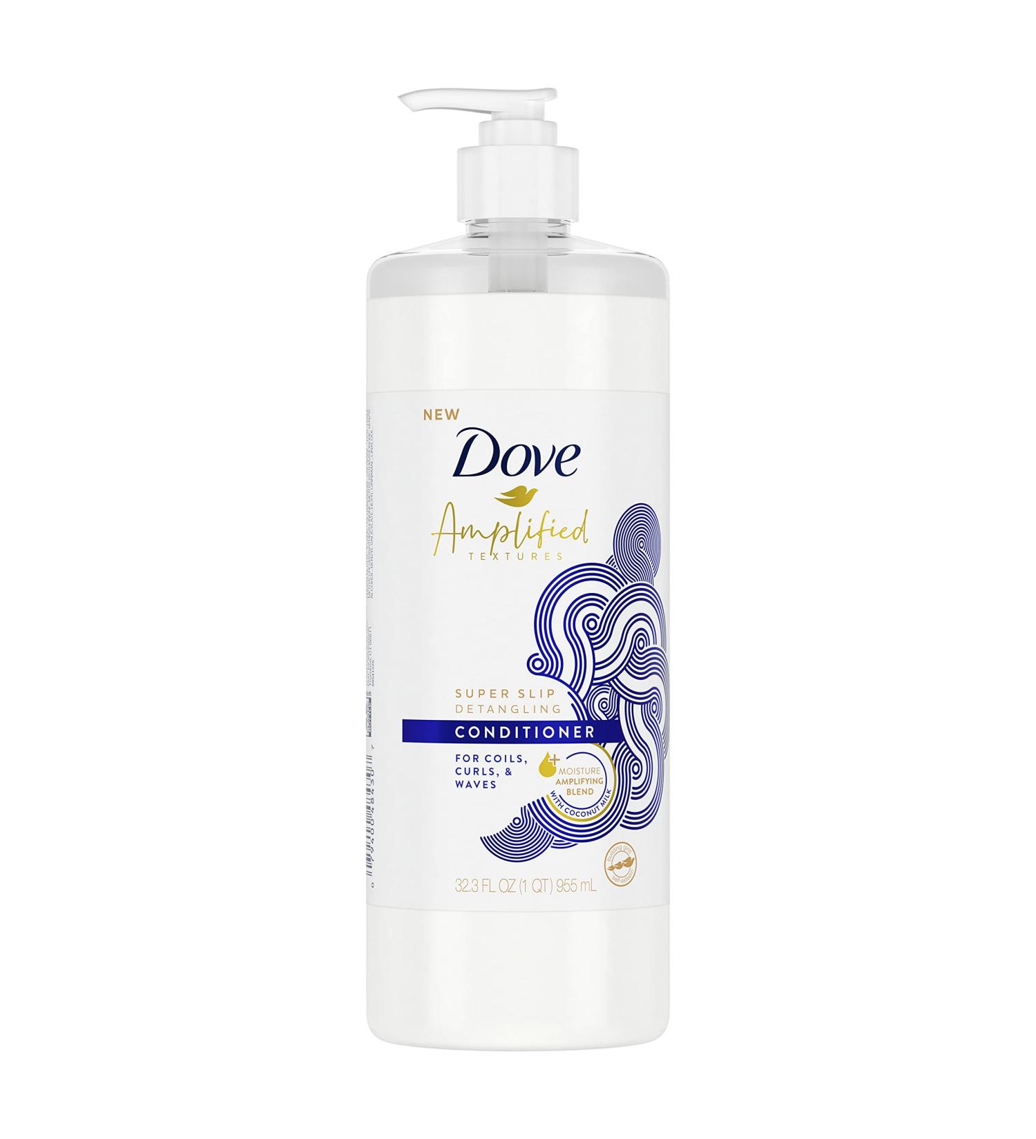 Dove Amplified Textures Coconut Milk Deep Moisture Detangling Conditioner 32.3 oz - Buy Online on GoSupps.com