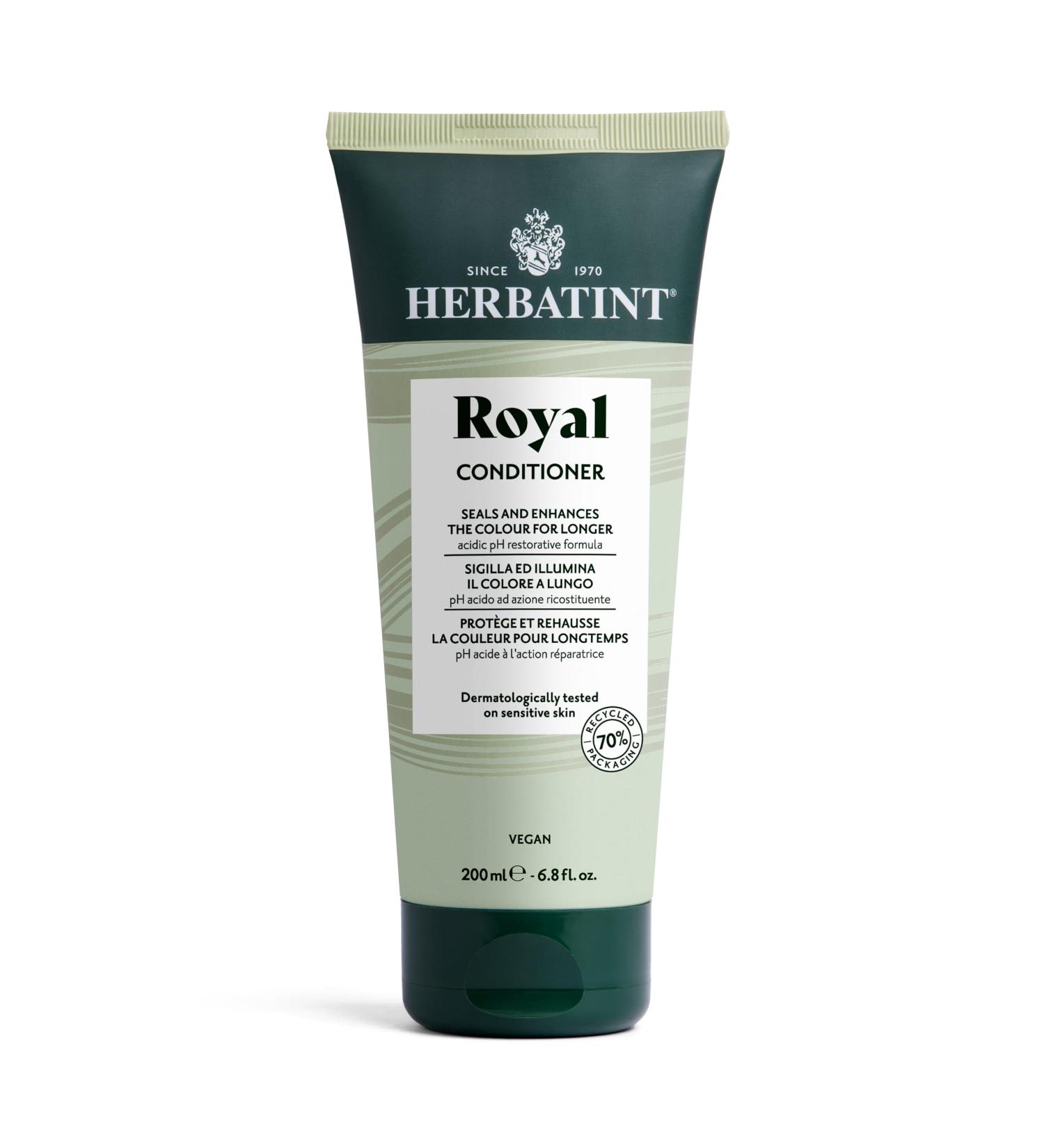  Herbatint Herbatint Royal Conditioner Royal Gelatin Balm 200 ml Regenerating Conditioner specifically for Colored Hair Formula - Buy Online on GoSupps.com
