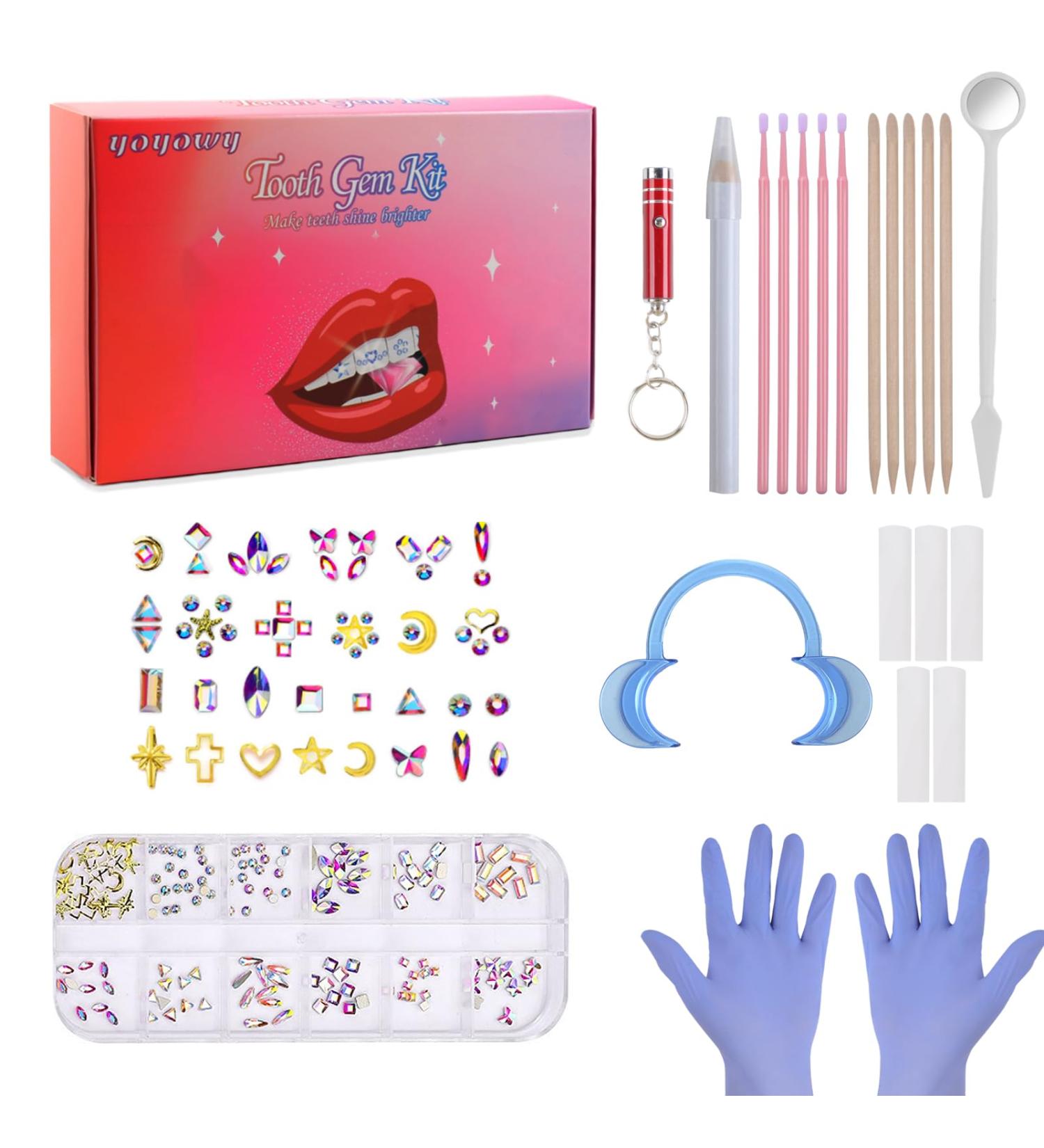 Tooth Gems Kit DIY - Professional Crystal Teeth Jewelry for a Fashionable Smile | No Glue Needed - Buy Online on GoSupps.com