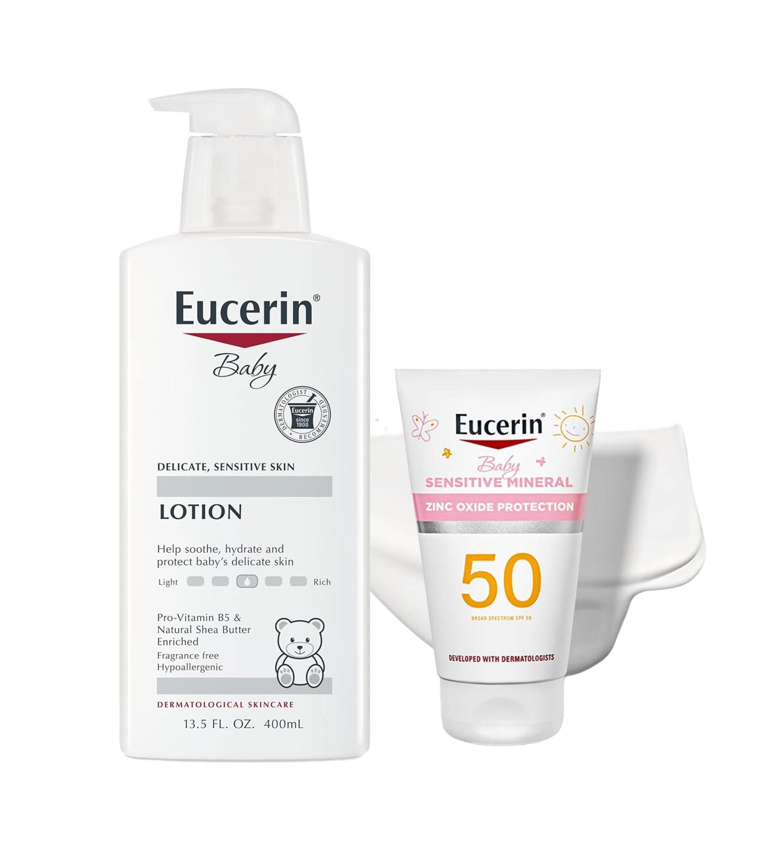 Eucerin Eczema Relief Cream, Full Body Lotion for Eczema-Prone Skin, Moisturizing Eczema Cream, Body Moisturizer, 8 oz. Tube (Pack of 2) - Buy Online on GoSupps.com