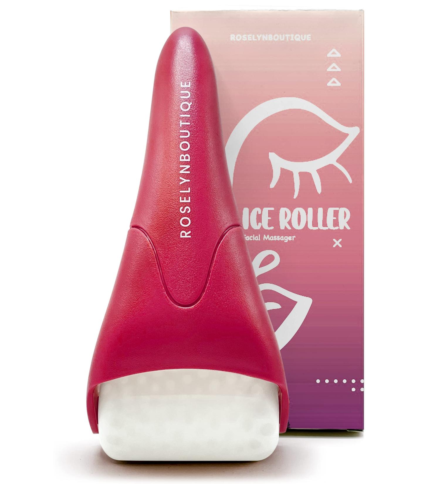 Cryotherapy Ice Roller for Face Wrinkles - Roselyn Boutique Skincare Tools for Puffiness & Relaxation - Best Self Care Gift - Buy Online on GoSupps.com
