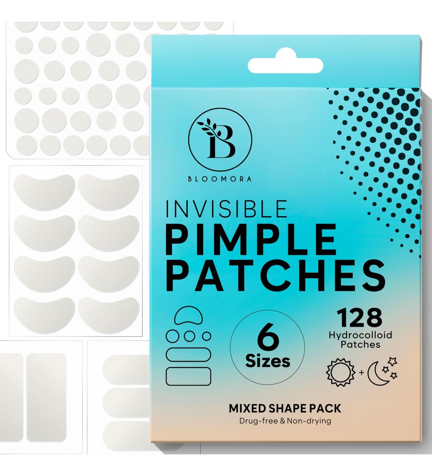 Grands Patch Bouton Acne Invisible pour le Visage Pimple Patch Hydrocollo de Traitement de l Acn pour le Visage Anti-Bouton Anti Bouton (6 Tailles 128 Pi ces) (128 Pi ces) - Buy Online on GoSupps.com