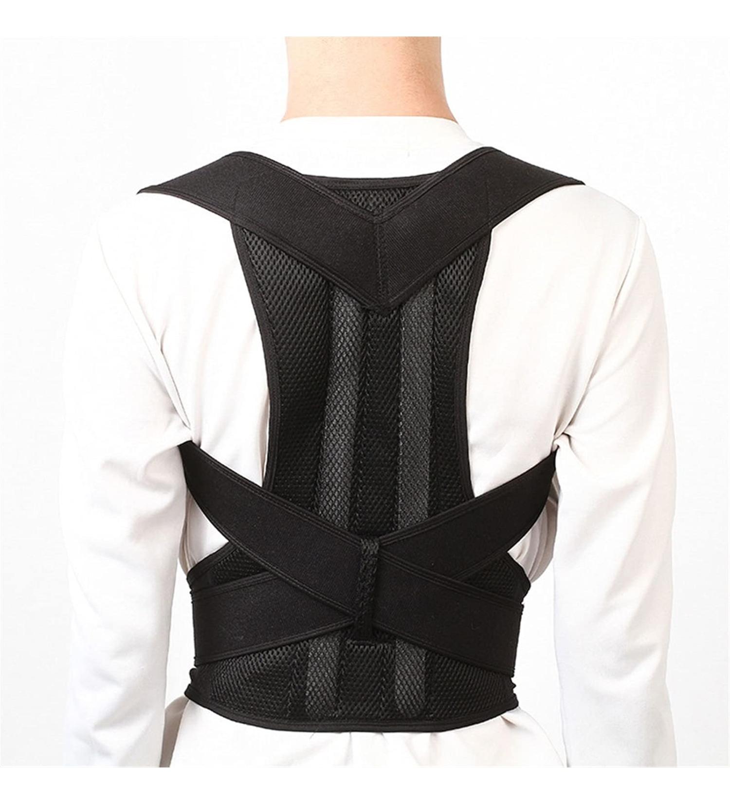 Support Back Brace Posture Corrector Adjustable Support Belt Improves Posture and Provides Fully Lumbar Support for Lower and Upper Back Pain Men and Women (Size : XXXL) (X) - Buy Online on GoSupps.com