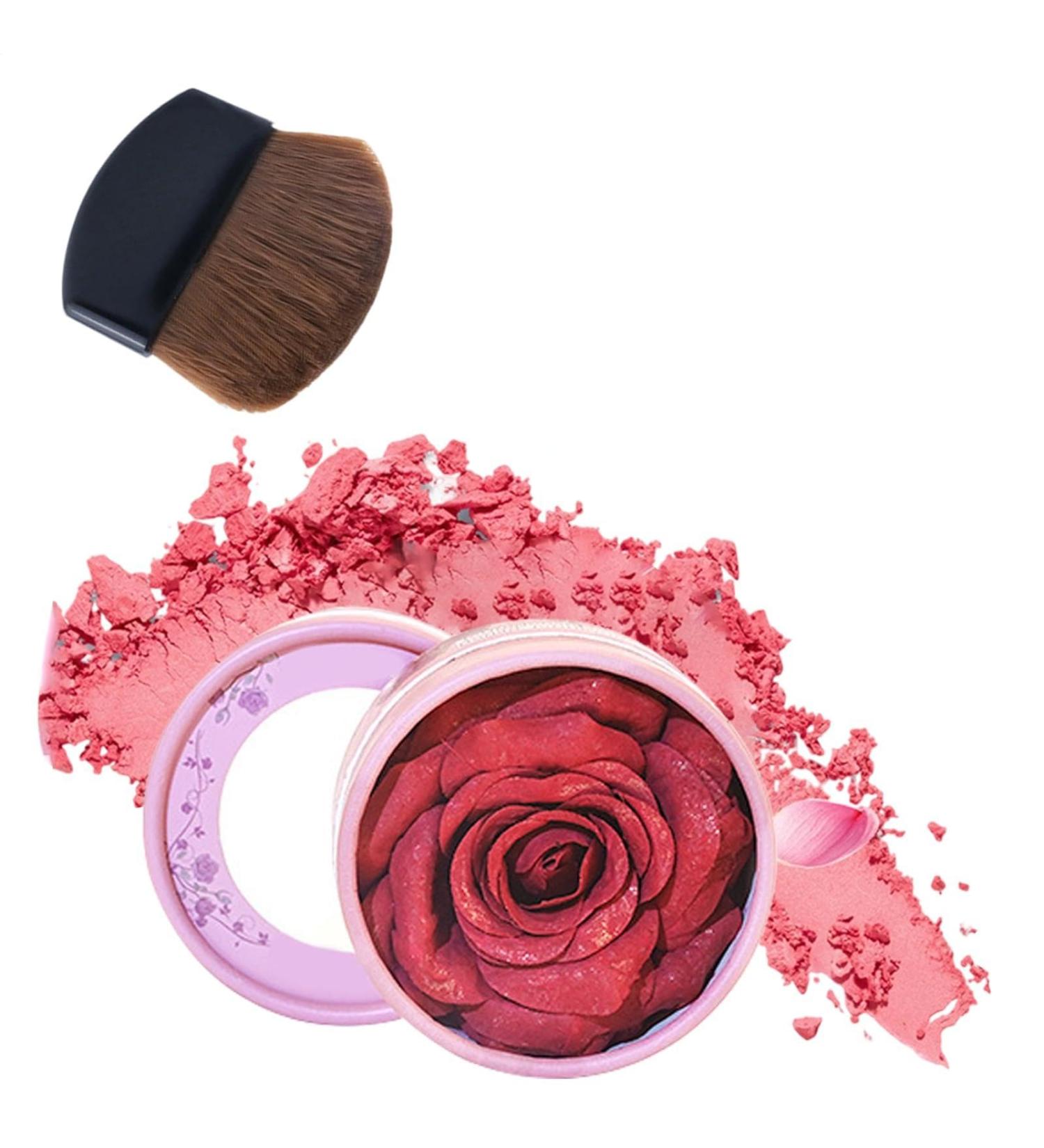  Hailerio Blusher - 10ml 3D Design Rose Petal Color Dimmable Blush Powder for Cheeks for Travel Home Outdoor School and for Girlfriend Wife Friend - Buy Online on GoSupps.com