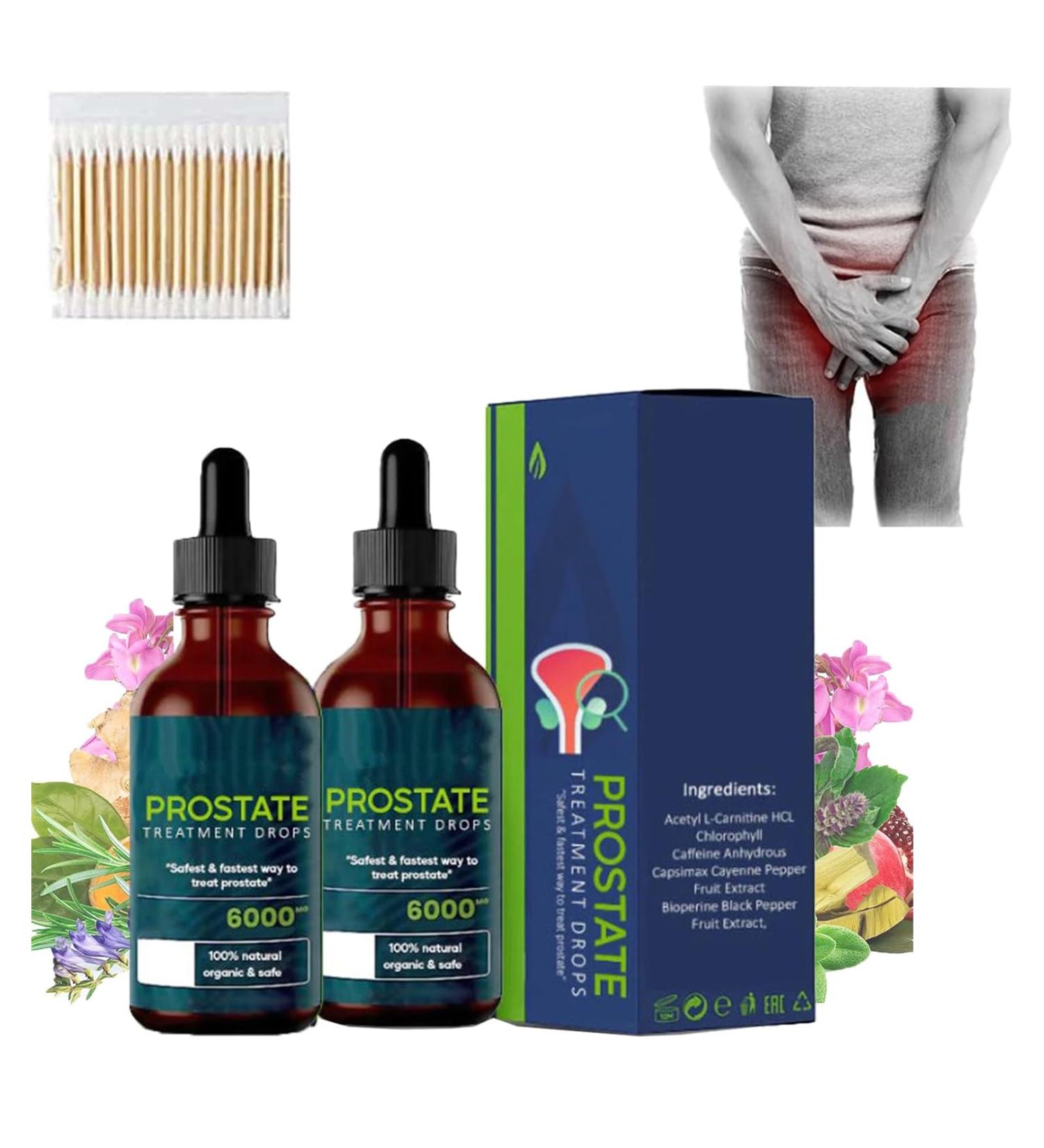 2024 New Prostate Treatment Drops - Prostate Pain Relief Drops Prostate Therapy Drops Prostate Drops Effectively Relieve Prostate Discomfort (2 Pcs) - Buy Online on GoSupps.com