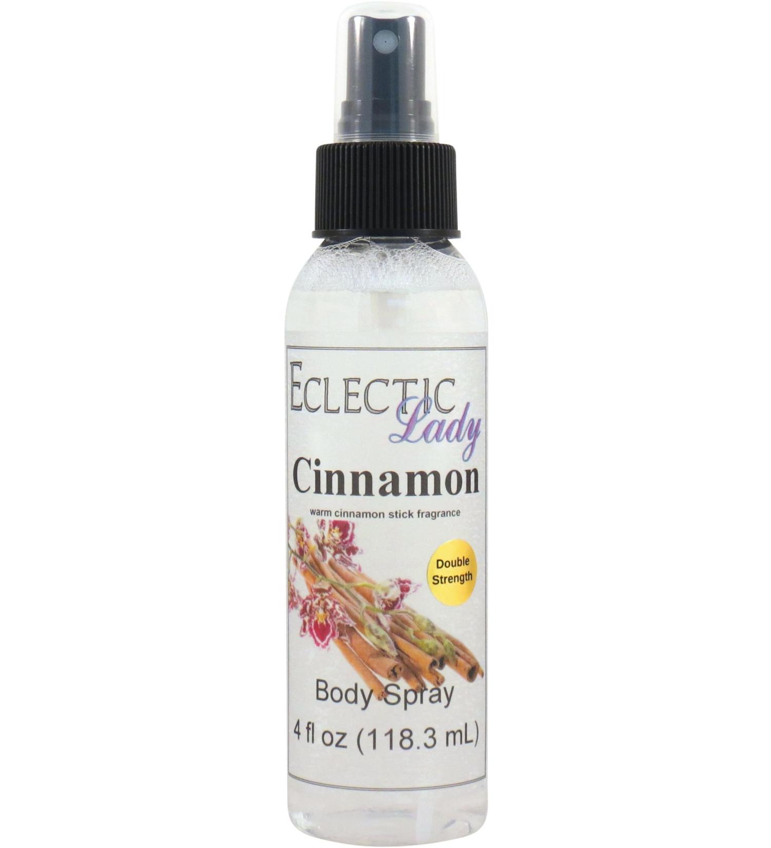 Cinnamon Body Spray (Double Strength) 4 ounces Body Mist for Women with Clean Light & Gentle Fragrance Long Lasting Perfume with Comforting Scent for Men & Women Cologne with Soft Subtle Aroma Double Strength 4 Fl Oz (Pack of 1) - Buy Online on GoSupps.com