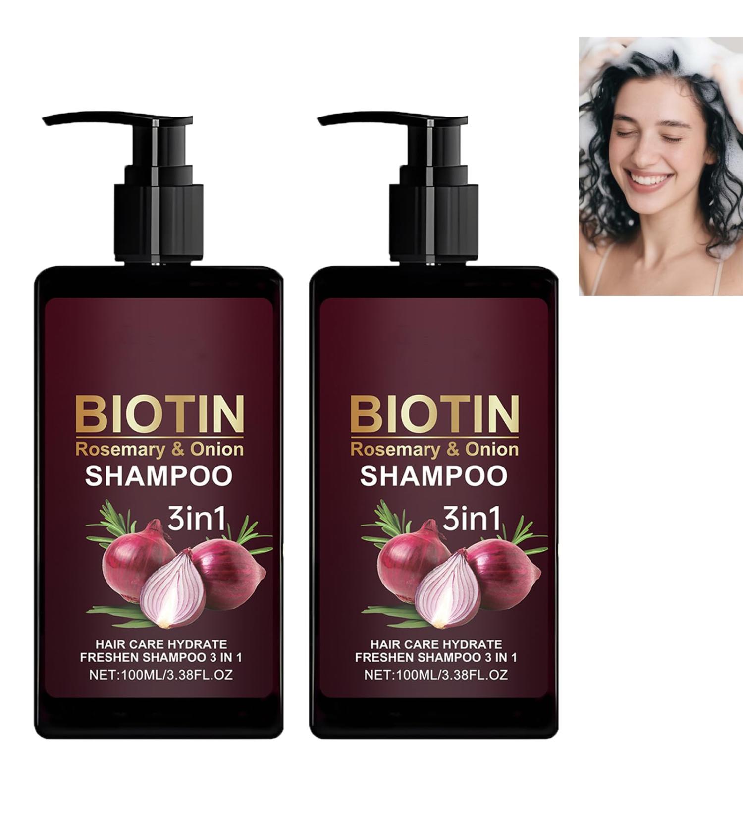  homomdy Hair Growth Shampoo with Onions and Rosemary Nourishing Shampoo for Thinning Hair for Men and Women Anti-Hair Loss Cleanses and Moisturizes Improves Frizz 2 - Buy Online on GoSupps.com