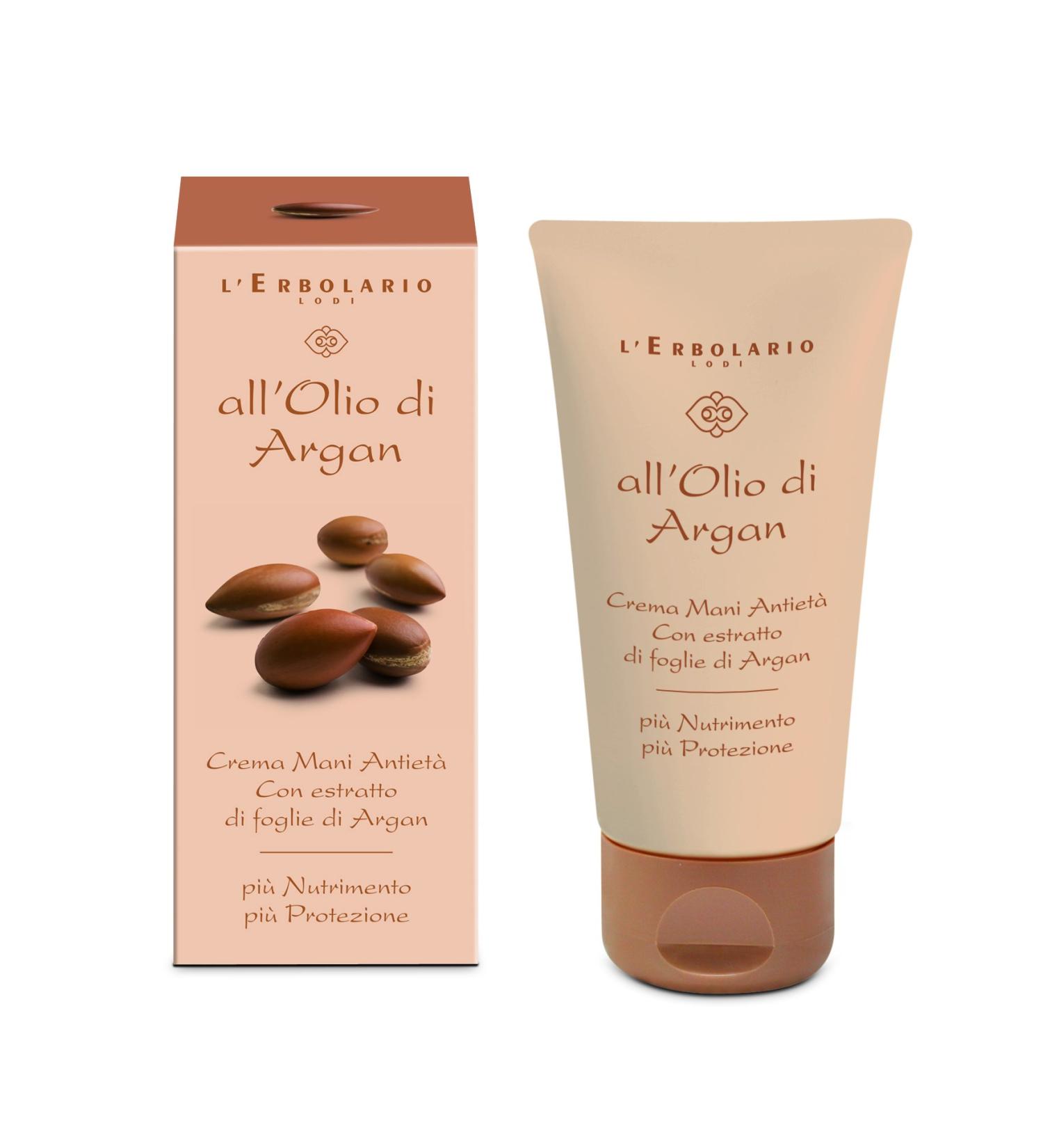 L'Erbolario Argan Oil Hand Cream - Nourishing Hydration for Soft Skin | 75 ml | International Shipping Available - Buy Online on GoSupps.com