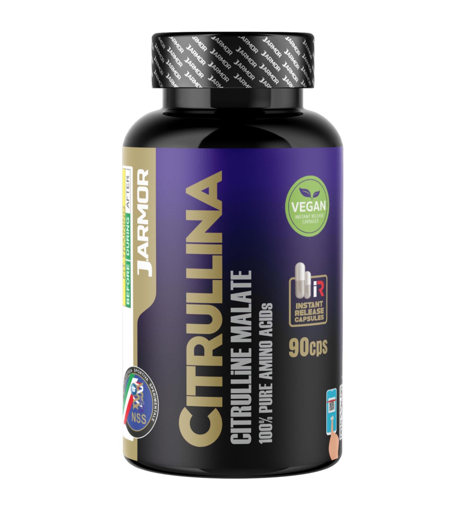 L-CITRULLINE MALATE 90 Capsules (3000mg per Serving) | Extra High Dosage (1000mg per capsule) | L Pure Fermentation Citrulline | Energy Metabolism | Bodybuilding and Fitness Booster - Buy Online on GoSupps.com