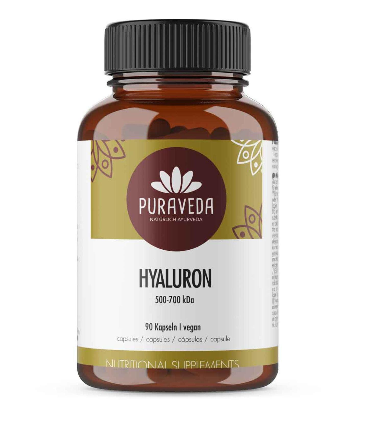 Hyaluronic acid capsules with 300mg - 500-700kDa - Introductory price - 90 capsules (equivalent to 3 months) - Packaged in Germany - Buy Online on GoSupps.com