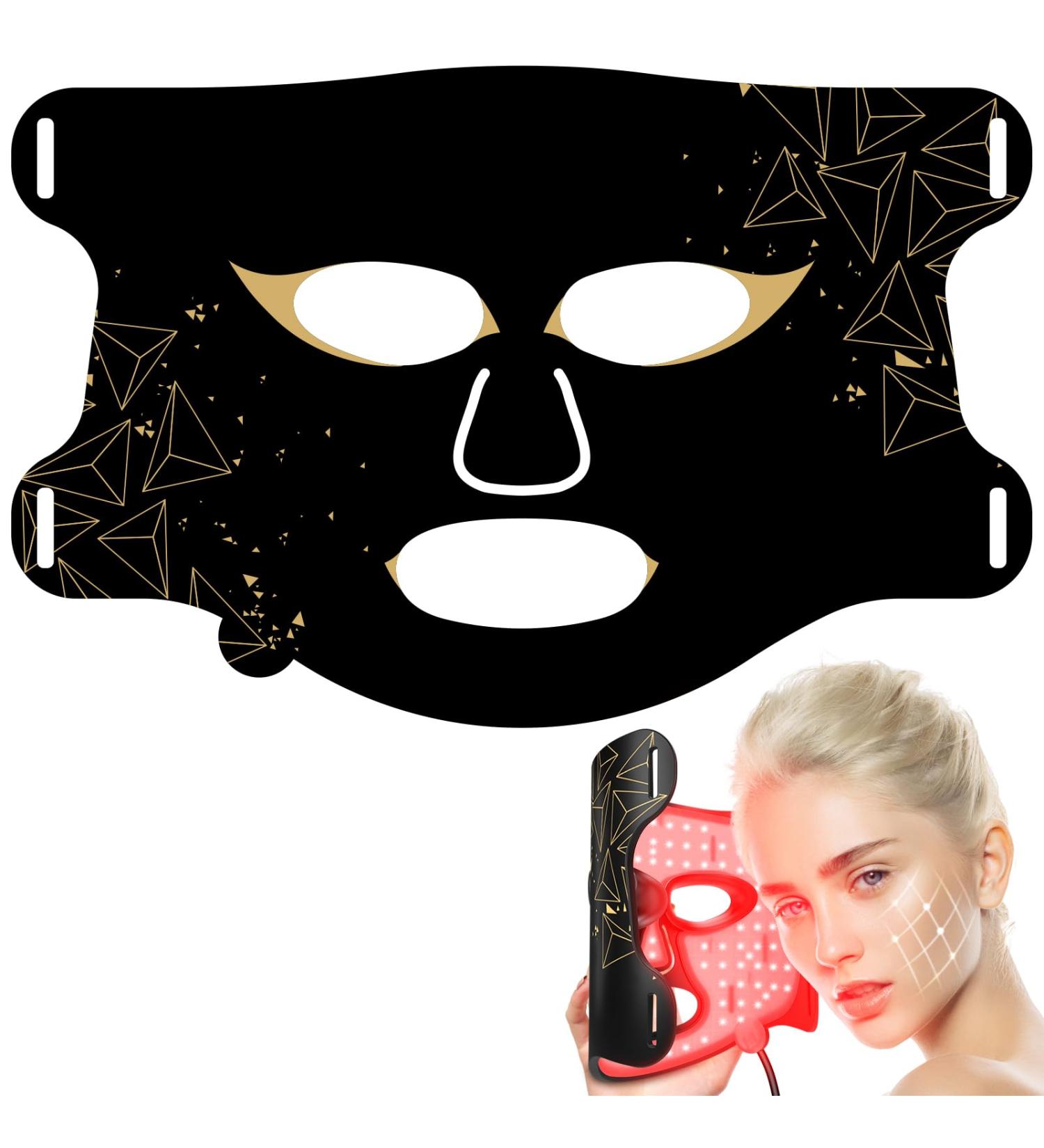 Brori LED Face Mask - 7 Color Light Therapy for Facial Skin Care | Infrared Beauty Treatment Device - Perfect Skincare Gift - Buy Online on GoSupps.com