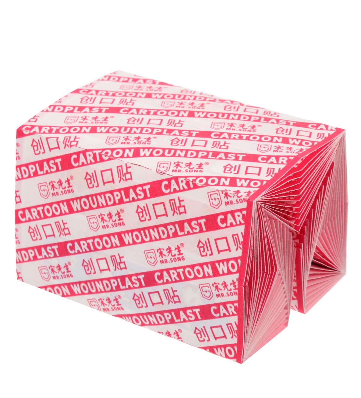 Bulk Cartoon Care Bandages - Self-Adhesive Pads for Kids | International Shipping Available - Buy Online on GoSupps.com