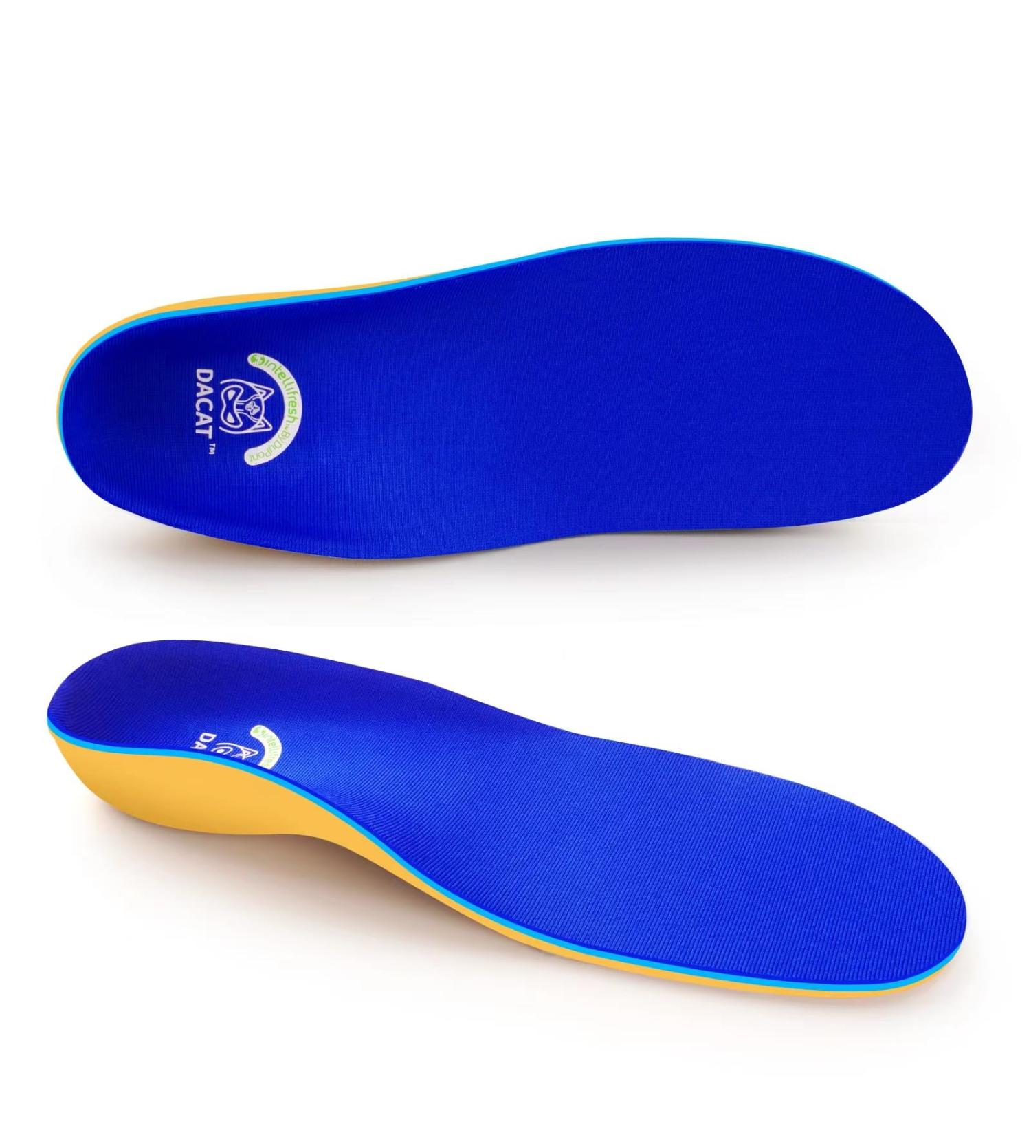 Kids Flat Feet Arch Support Insoles - Orthotic Inserts for Flat Feet & Plantar Fasciitis - Heel Pain Relief for Little Kids (Blue 2.5-3.5 M - Buy Online on GoSupps.com