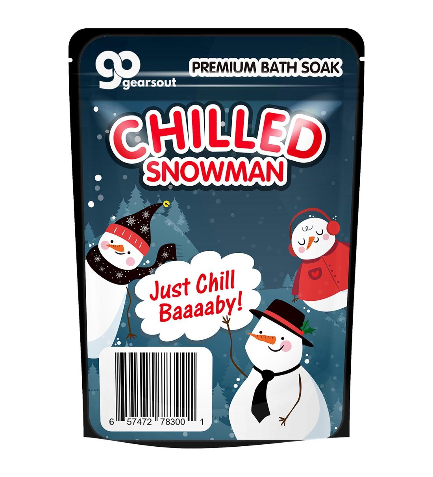 Chilled Snowman Bath Soak - Adorable Bath Gift for Kids | Blue Salts | Perfect Stocking Stuffer for Boys & Girls - Buy Online on GoSupps.com