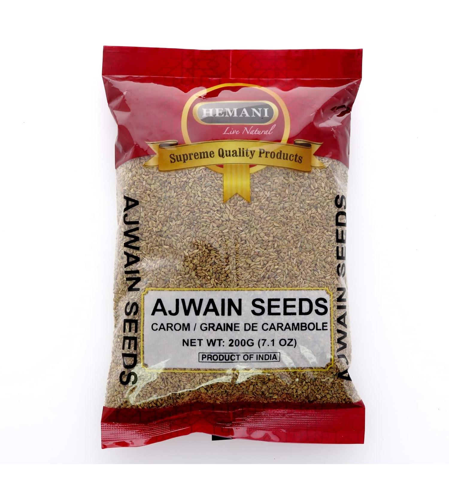 Carom Seed - Ajwain Seeds 200g (7.1 OZ) - For Cooking & Ayurvedic Medicine - Product of India