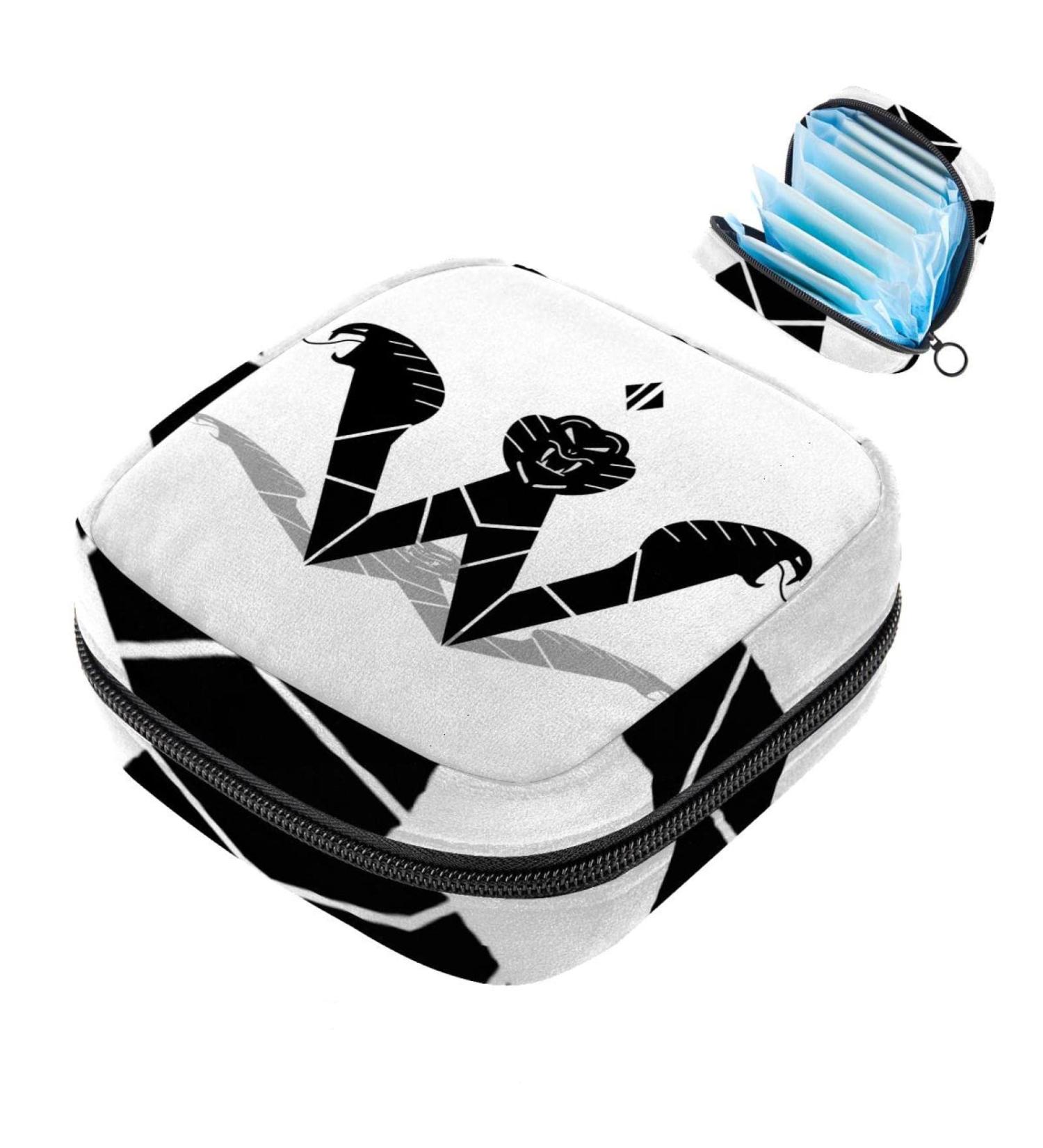 Menstruation Pad Bag with Zipper | Women's Tampon & Napkin Bag | Stylish & Convenient Collectives for Women & Girls - Buy Online on GoSupps.com