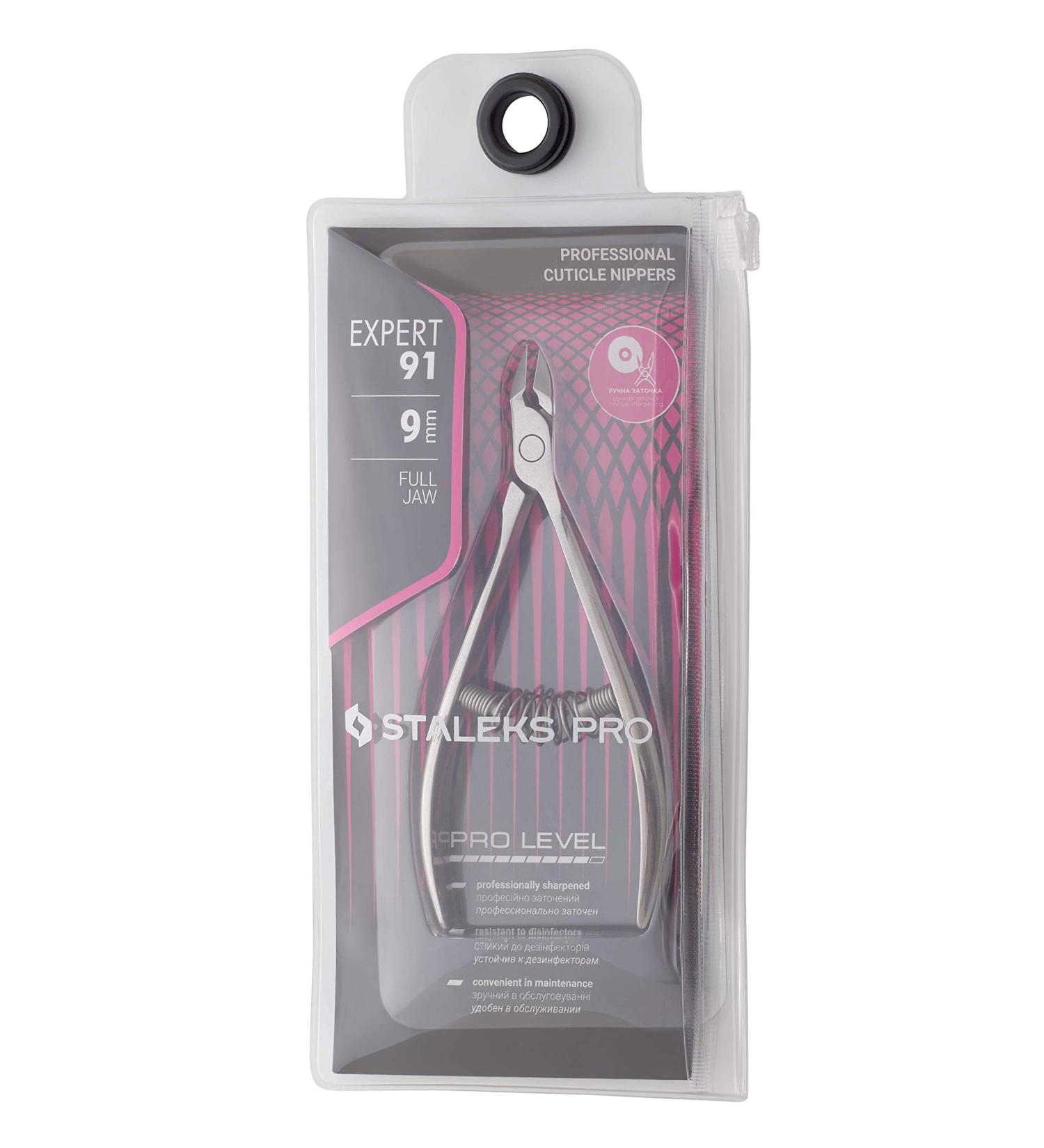 Staleks Pro Expert 91 Full Jaw 9mm Professional Cuticle Nippers - Buy Online on GoSupps.com