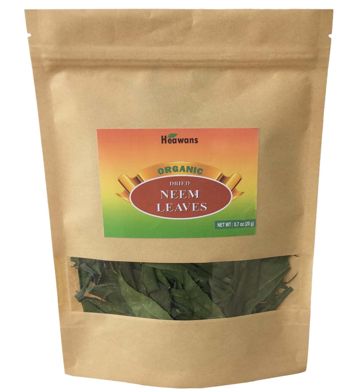 Organic Neem Leaves - Whole Dried Leaves (0.7 oz) | Naturally Grown - Buy Online on GoSupps.com
