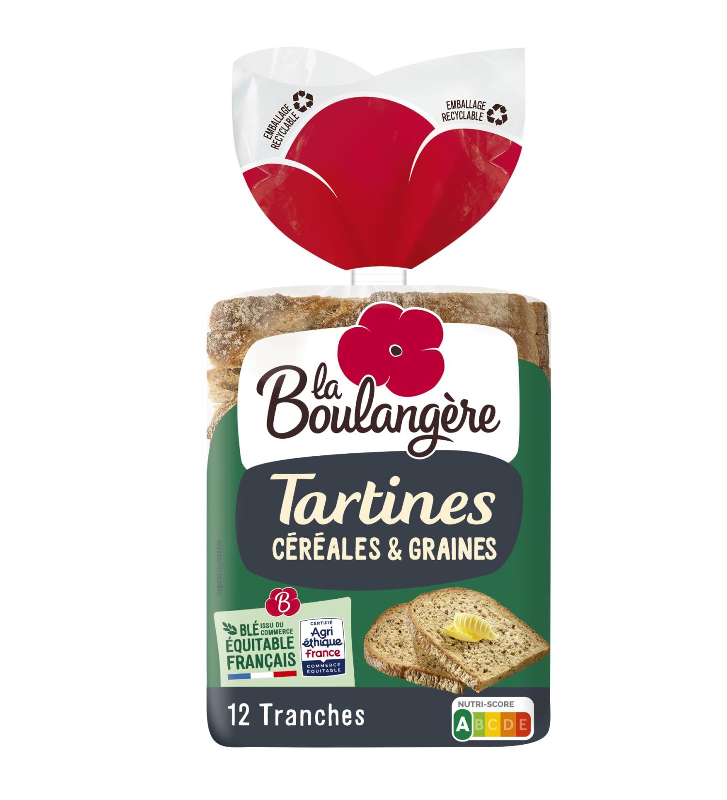 La Boulangere Cereal Toasts 12 X 37.5 G