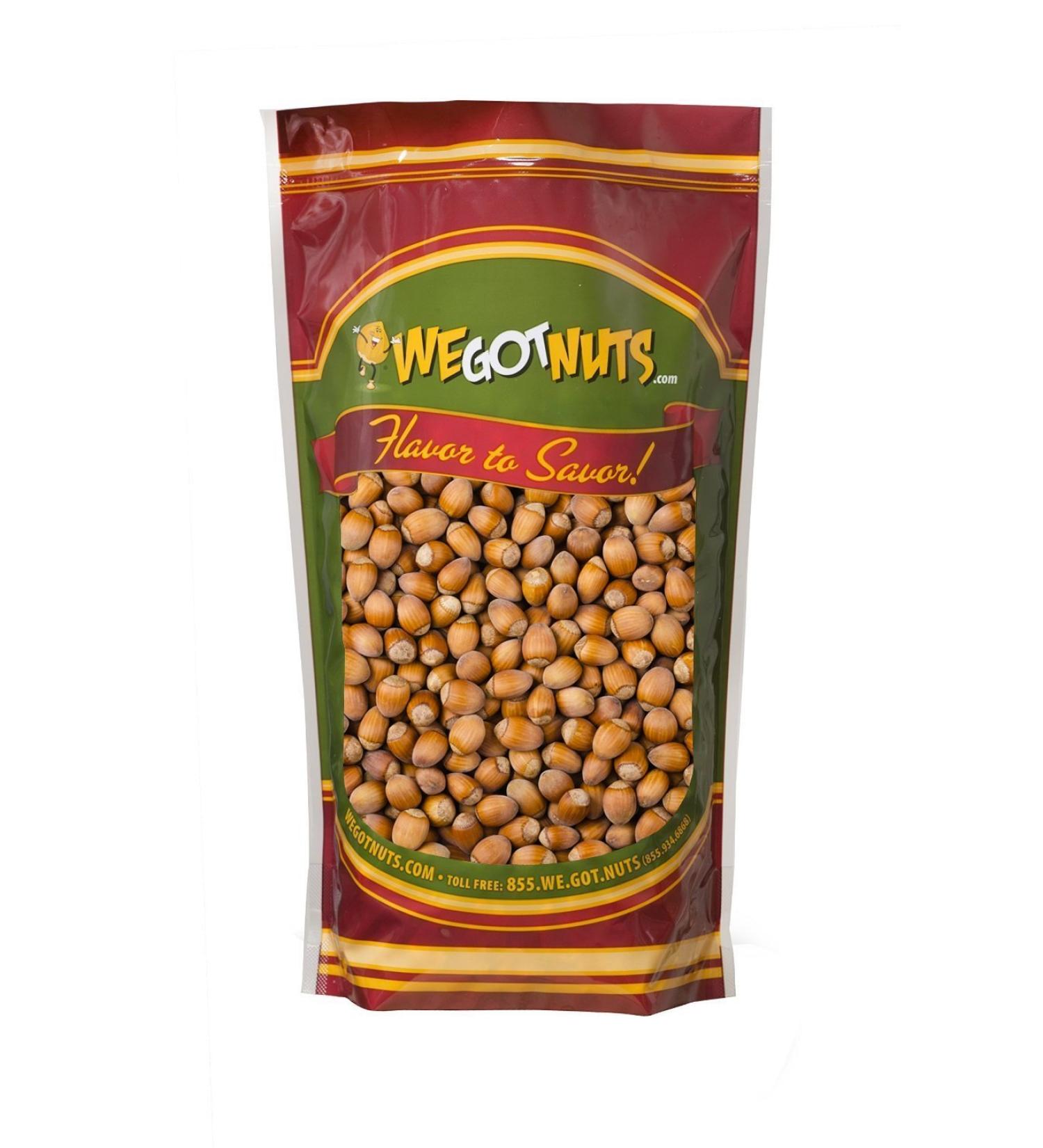 Hazelnuts (Filberts) In Shell - Raw, 4 lbs - We Got Nuts - Buy Online on GoSupps.com